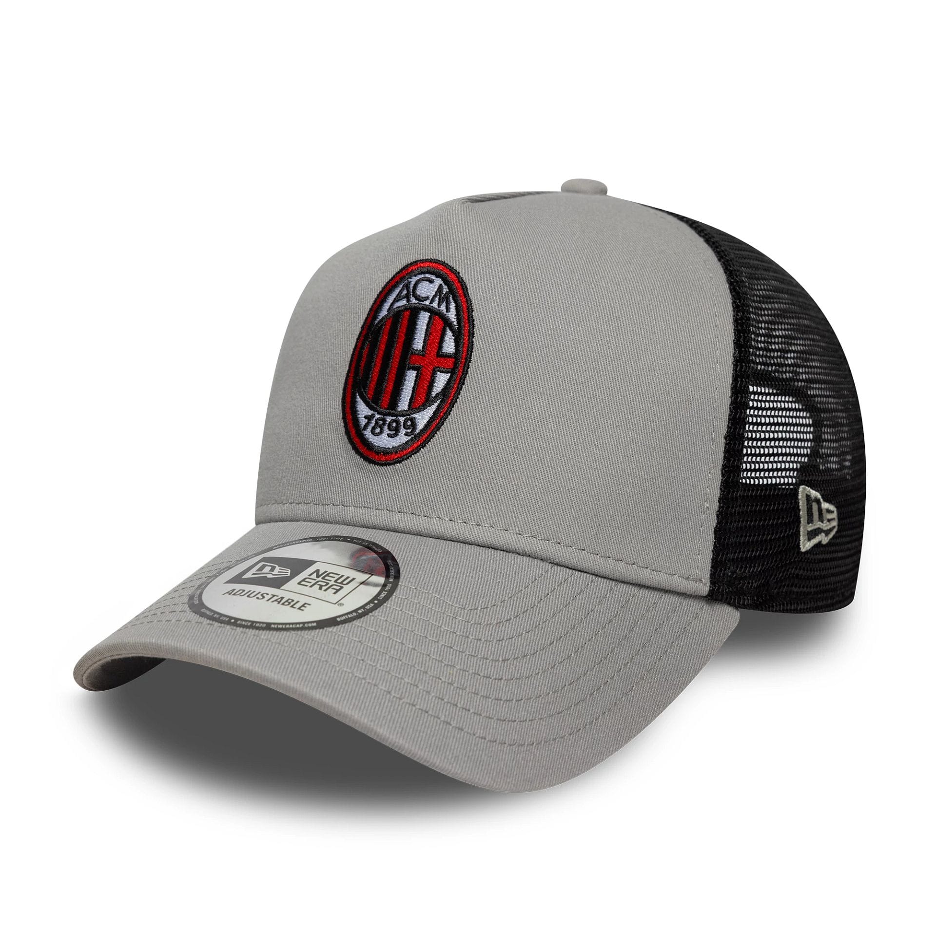 AC Milan Patch Grey 9FORTY A-Frame Trucker Cap