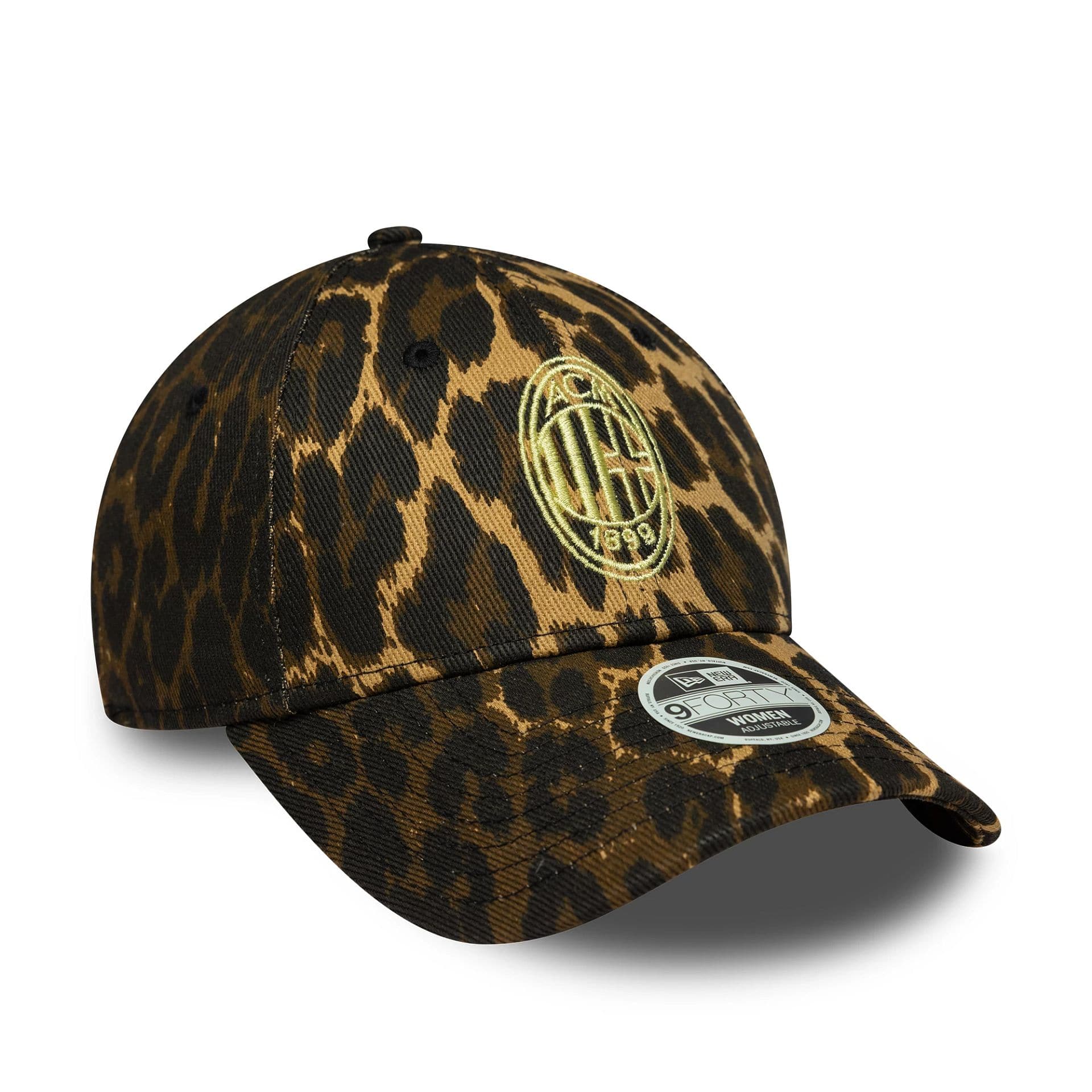 AC Milan Womens Leopard Open Brown 9FORTY Cap - Image 3
