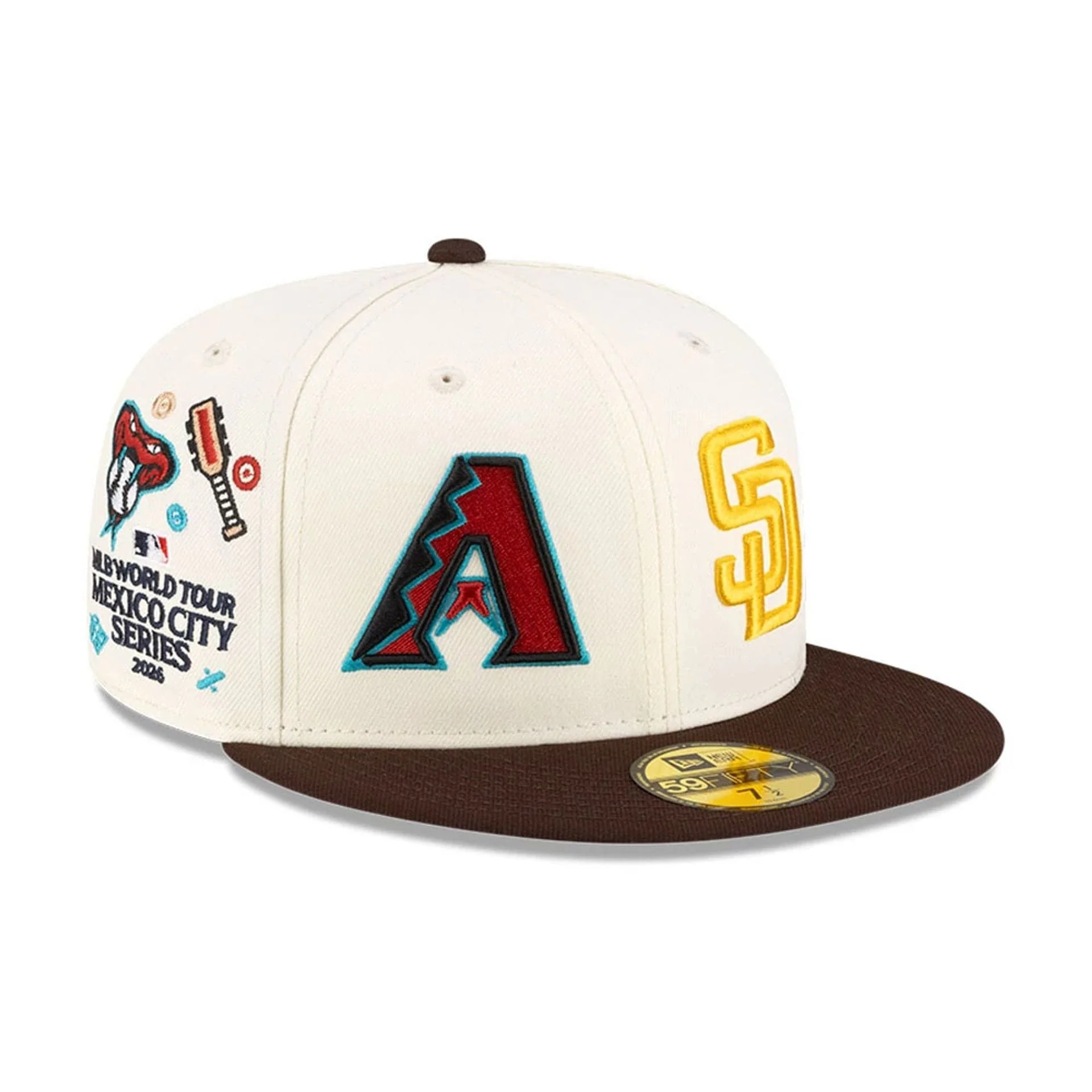 All Over MLB Mexico City Series 2026 White 59FIFTY Fitted Cap