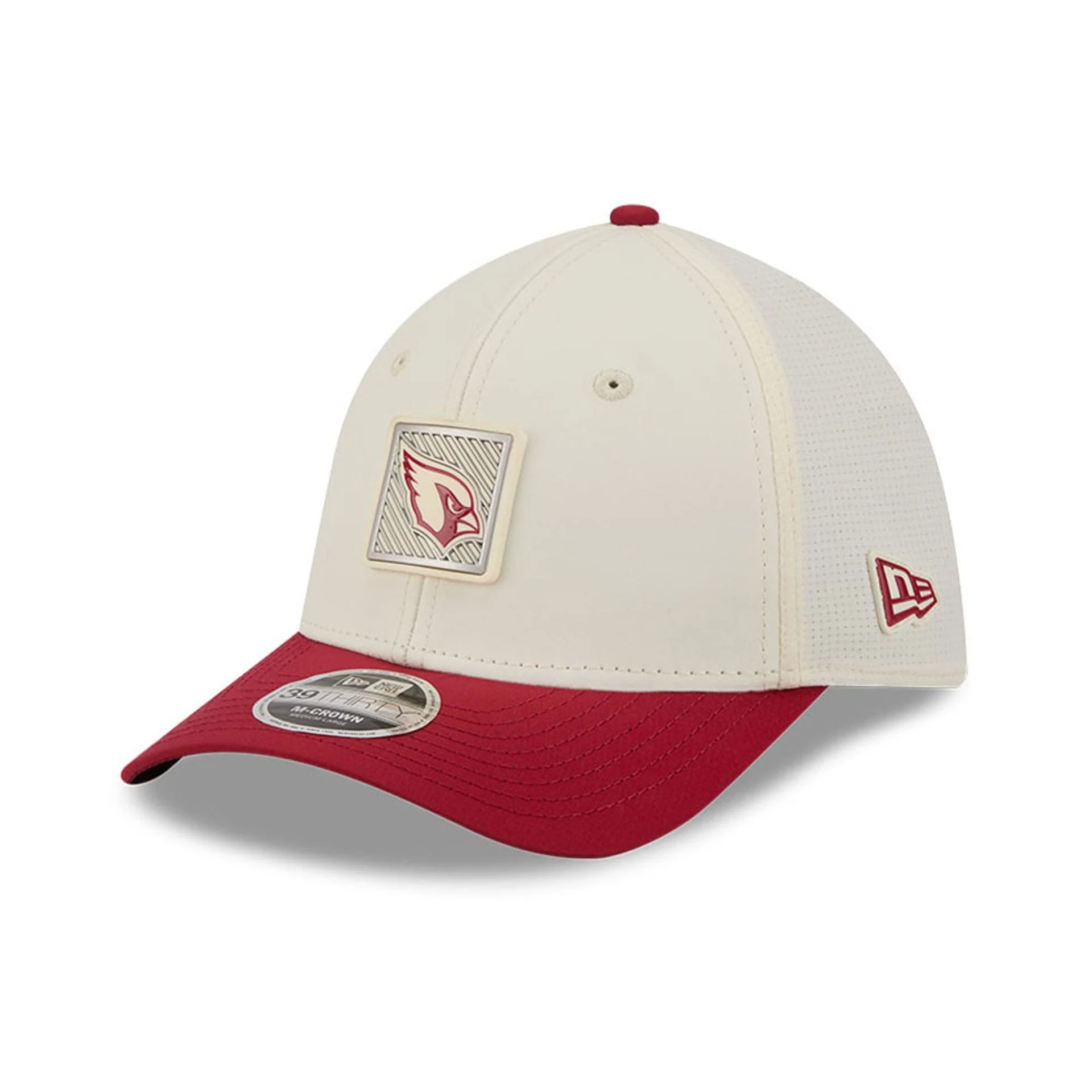 Arizona Cardinals NFL Training 2026 White 39THIRTY M-Crown Stretch Fit Cap - Image 3