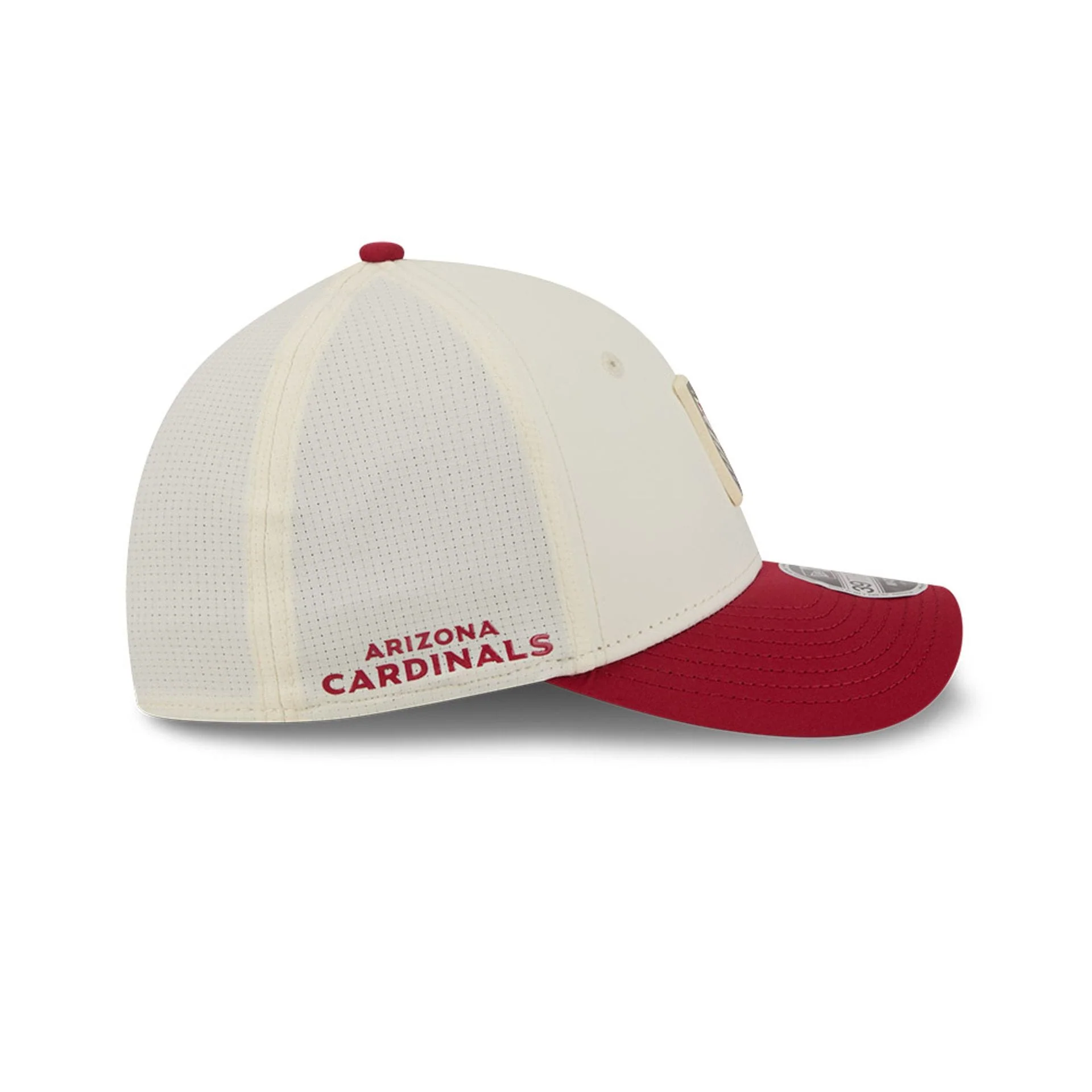 Arizona Cardinals NFL Training 2026 White 39THIRTY M-Crown Stretch Fit Cap - Image 4
