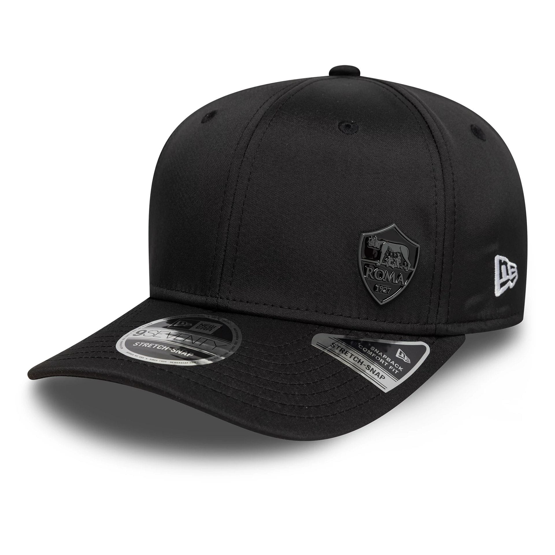 AS Roma Flawless Pin Black 9SEVENTY Stretch Snap Cap