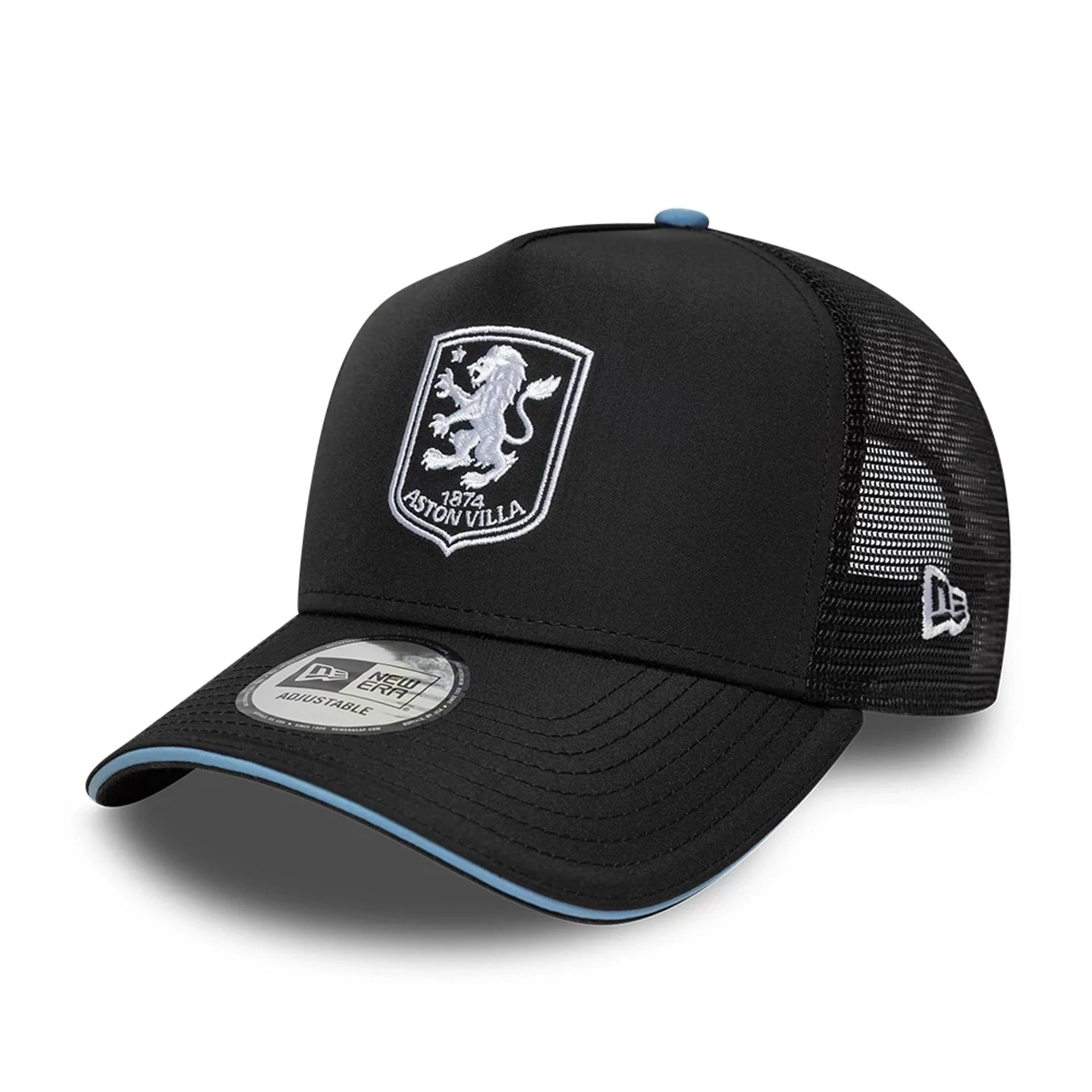 Aston Villa FC Away Kit Black 9FORTY A-Frame Trucker Cap