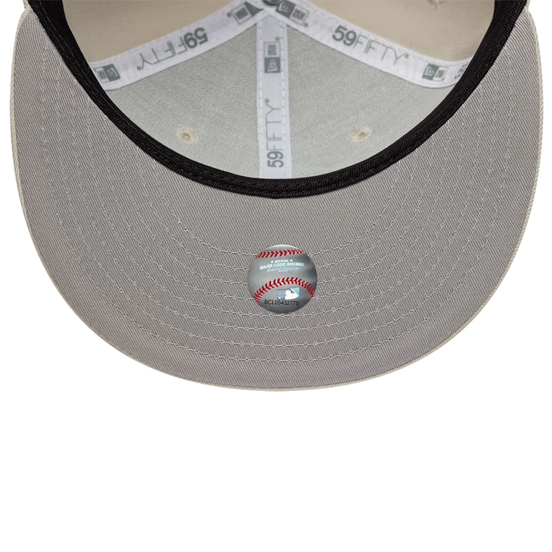 Athletics MLB Beige 59FIFTY Fitted Cap - Image 2