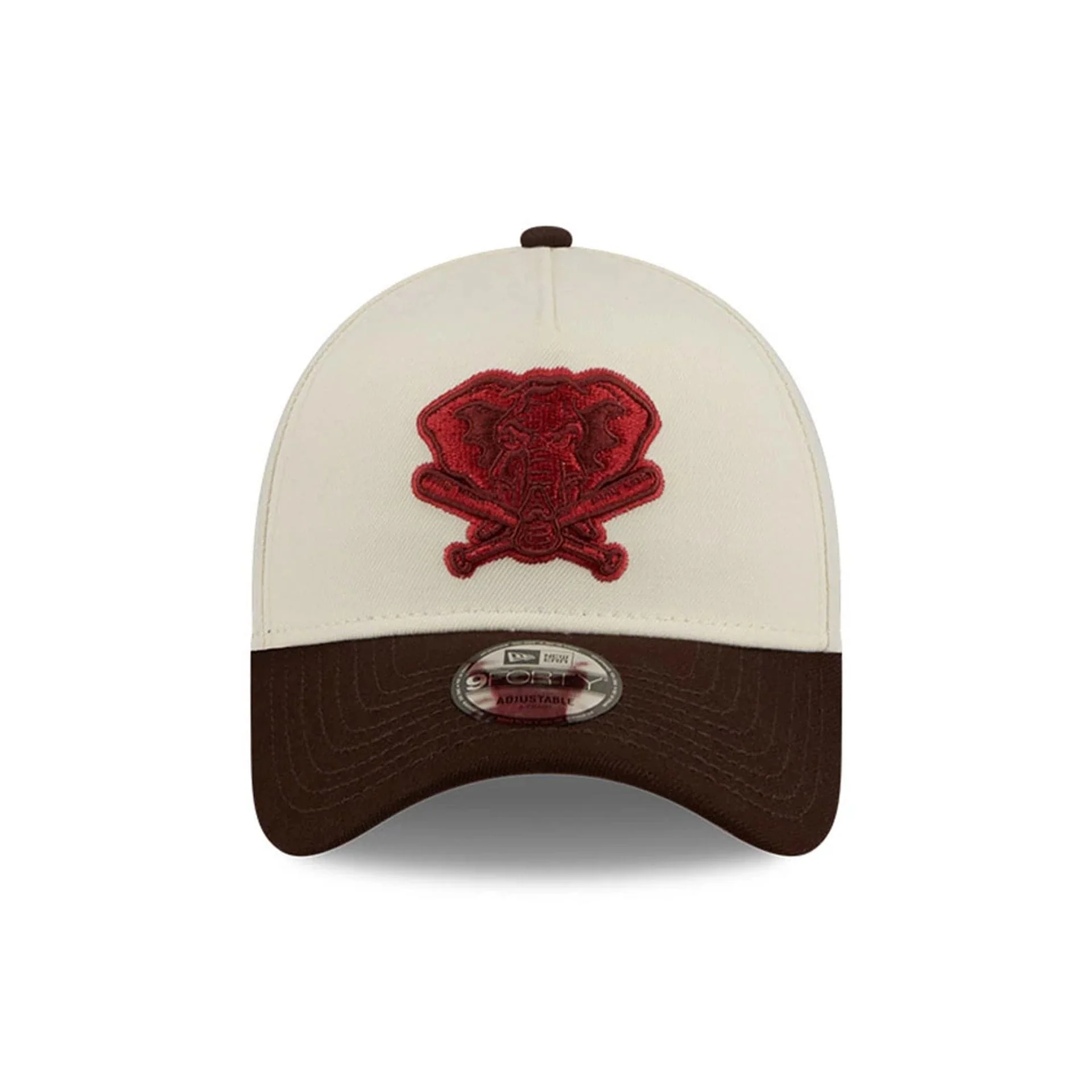 Athletics MLB City Script Cream 9FORTY A-Frame Adjustable Cap - Image 3