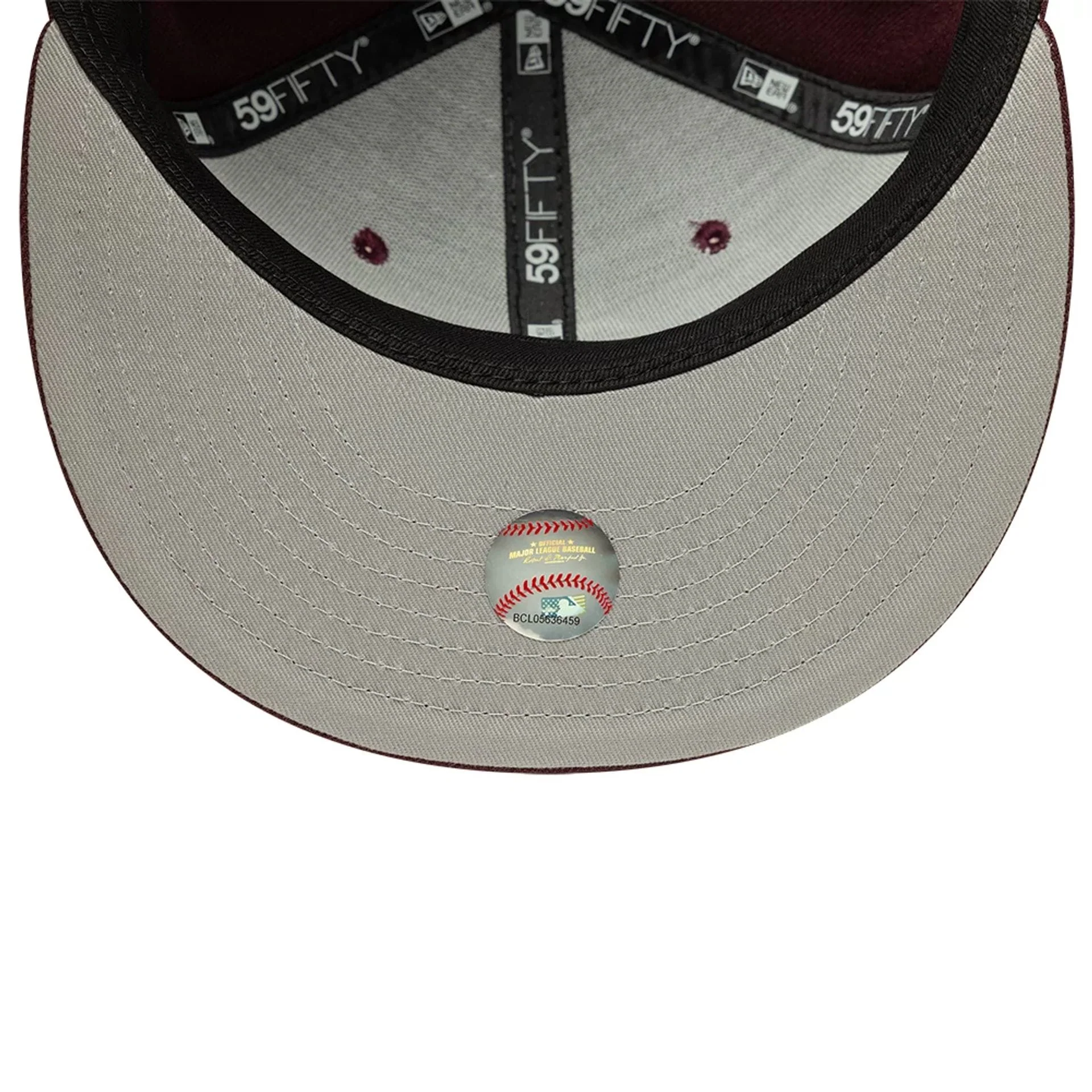 Athletics MLB Dark Purple 59FIFTY Fitted Cap - Image 2