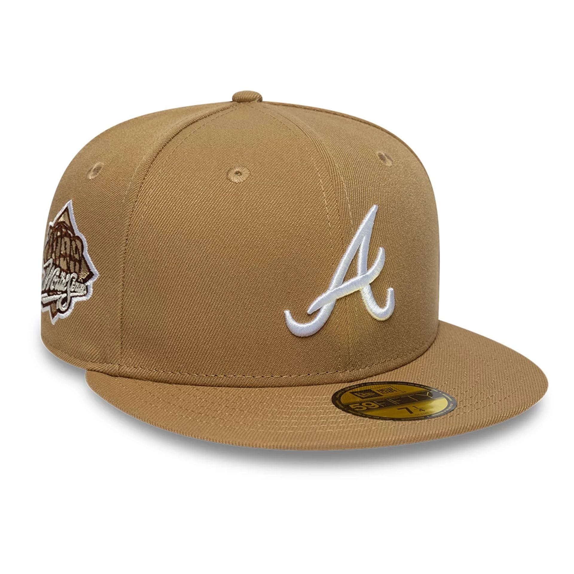 Atlanta Braves MLB Beige 59FIFTY Fitted Cap