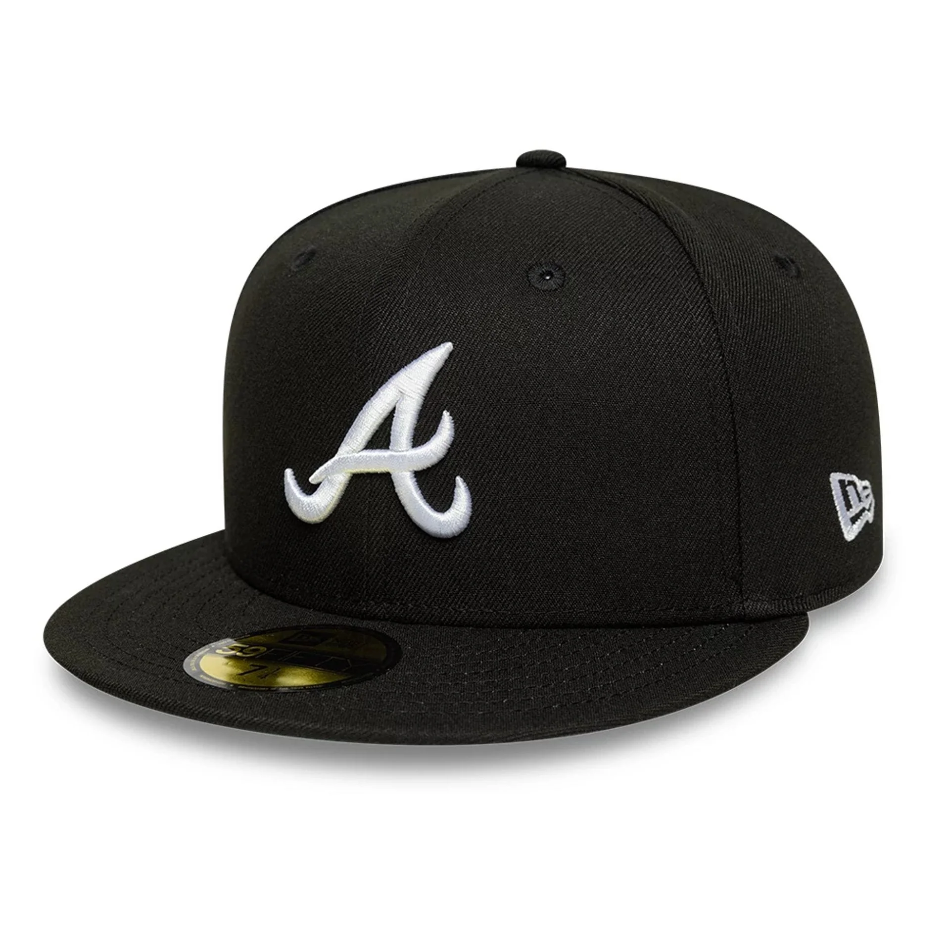 Atlanta Braves MLB Black 59FIFTY Fitted Cap
