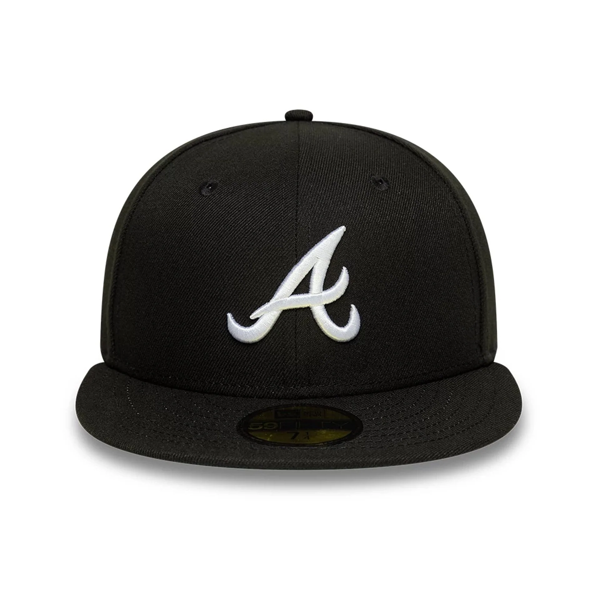 Atlanta Braves MLB Black 59FIFTY Fitted Cap - Image 3