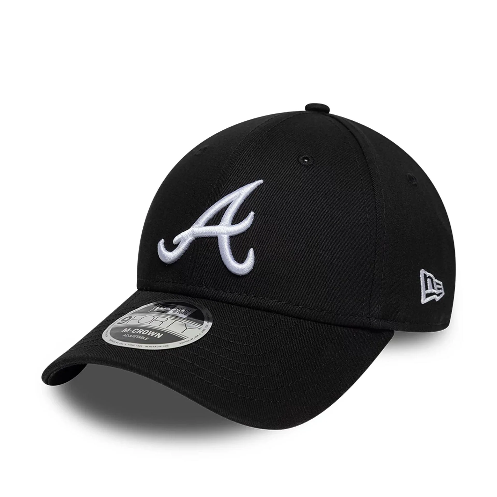 Atlanta Braves MLB Black 9FORTY M-Crown Adjustable Cap