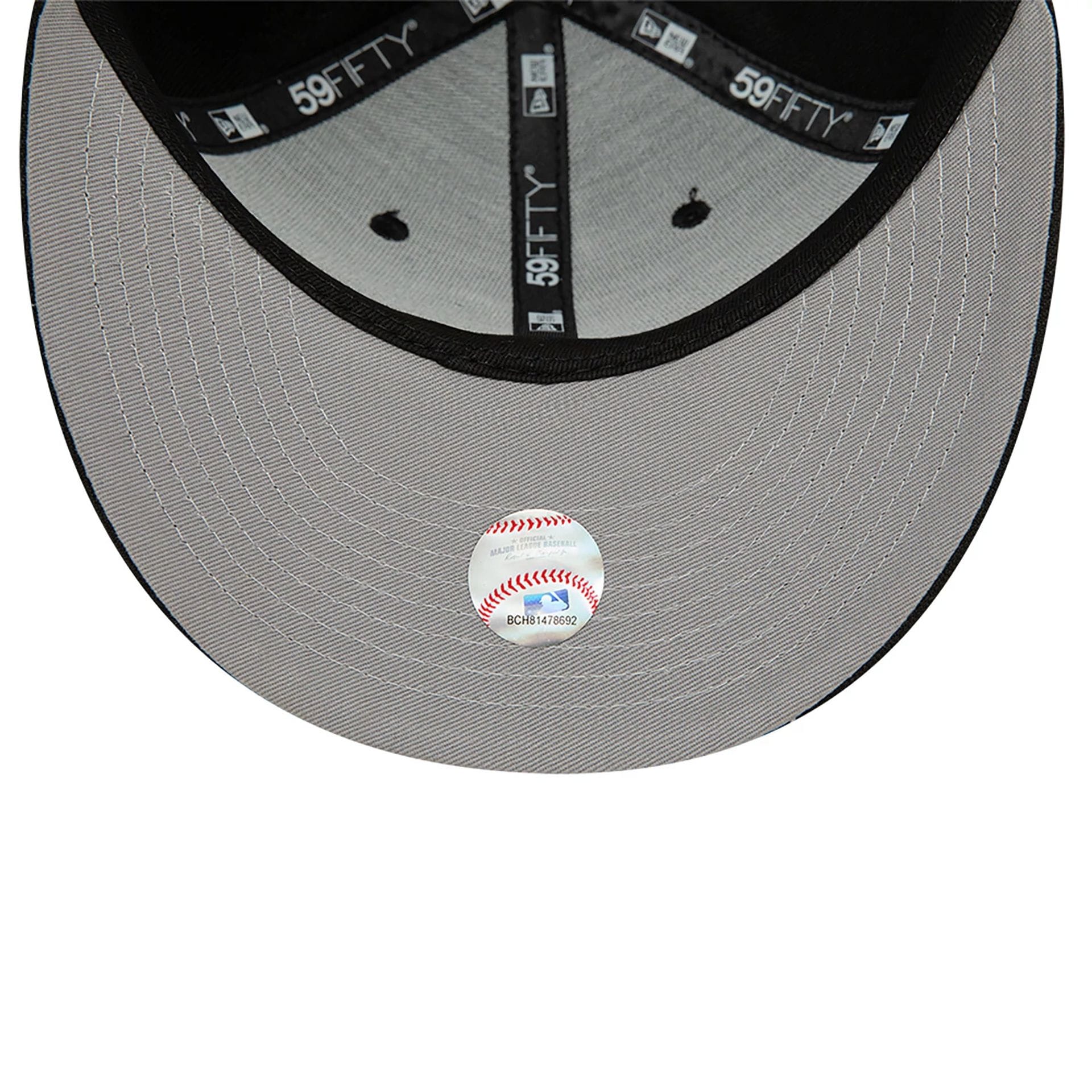 Atlanta Braves MLB Black Low Profile 59FIFTY Fitted Cap - Image 2