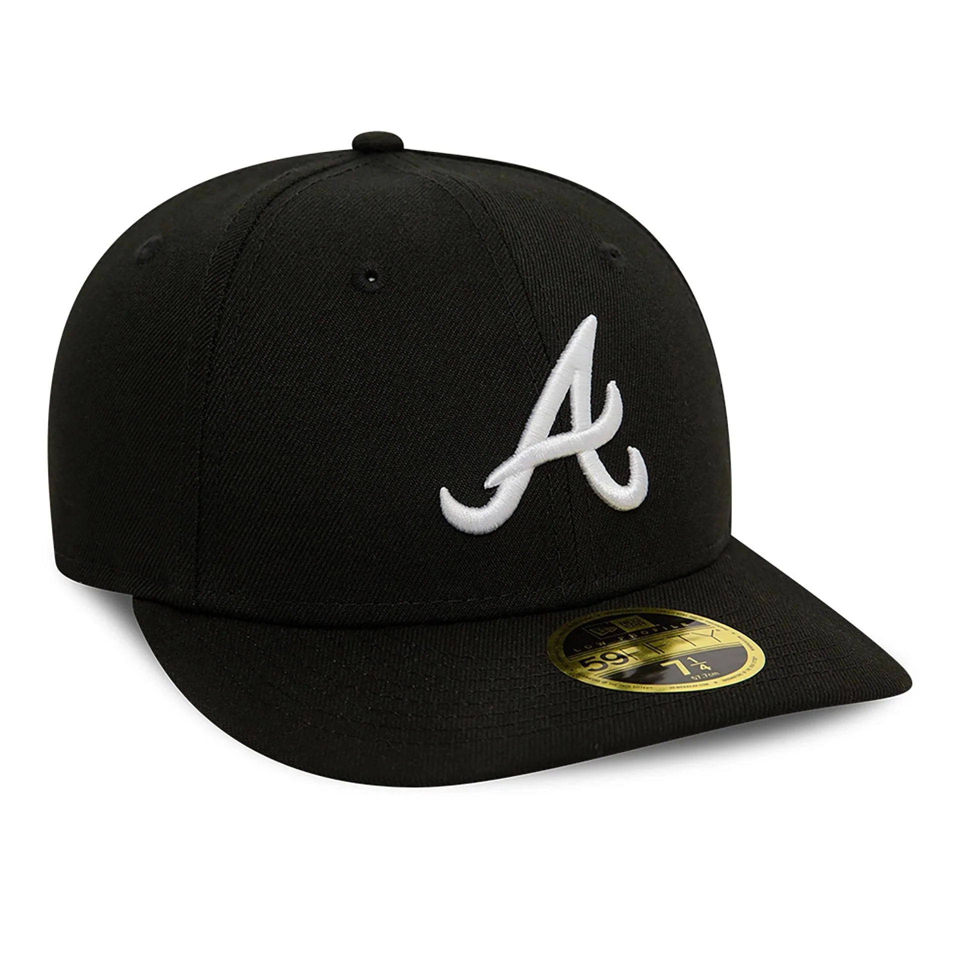 Atlanta Braves MLB Black Low Profile 59FIFTY Fitted Cap - Image 4