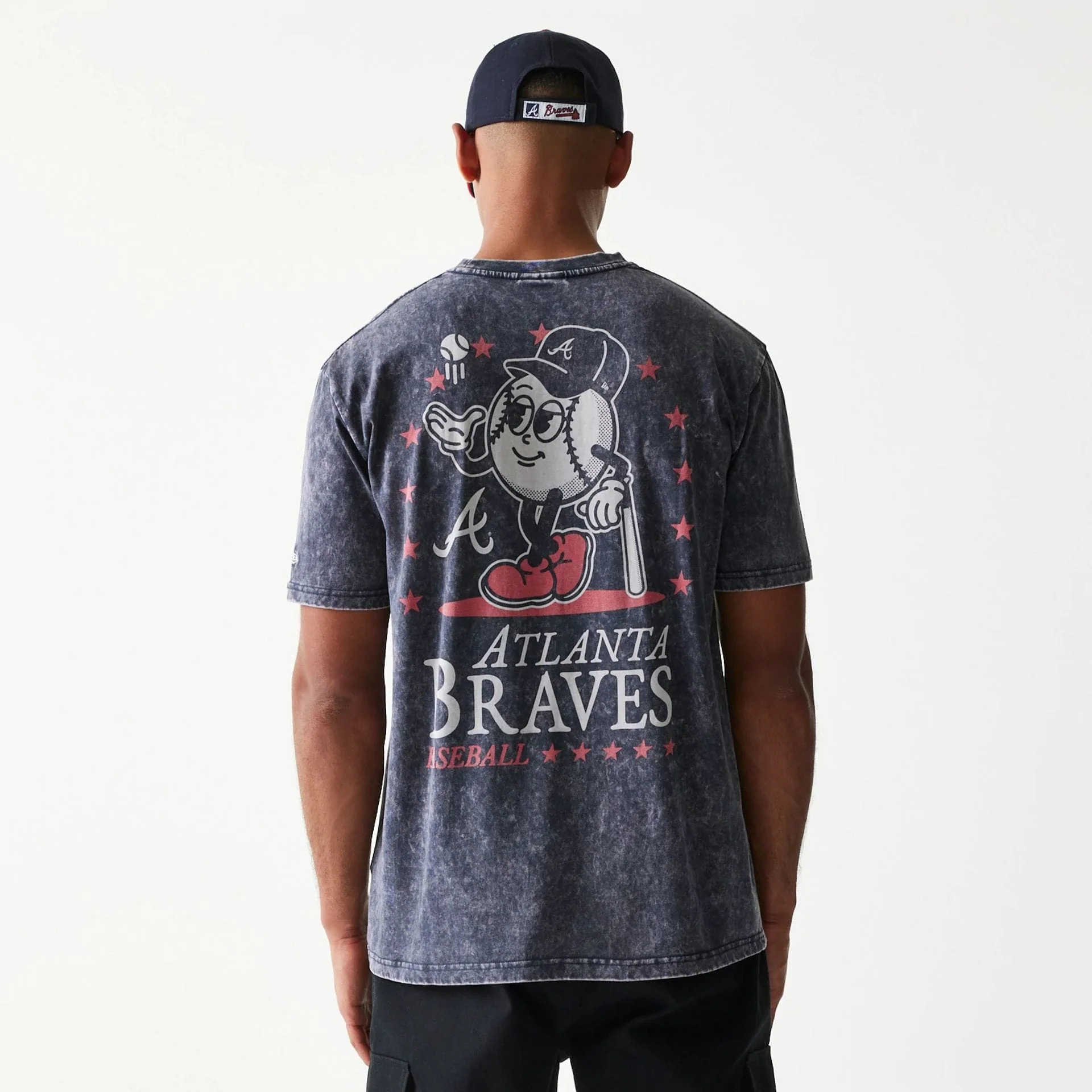 Atlanta Braves MLB Character Navy T-Shirt - Image 2