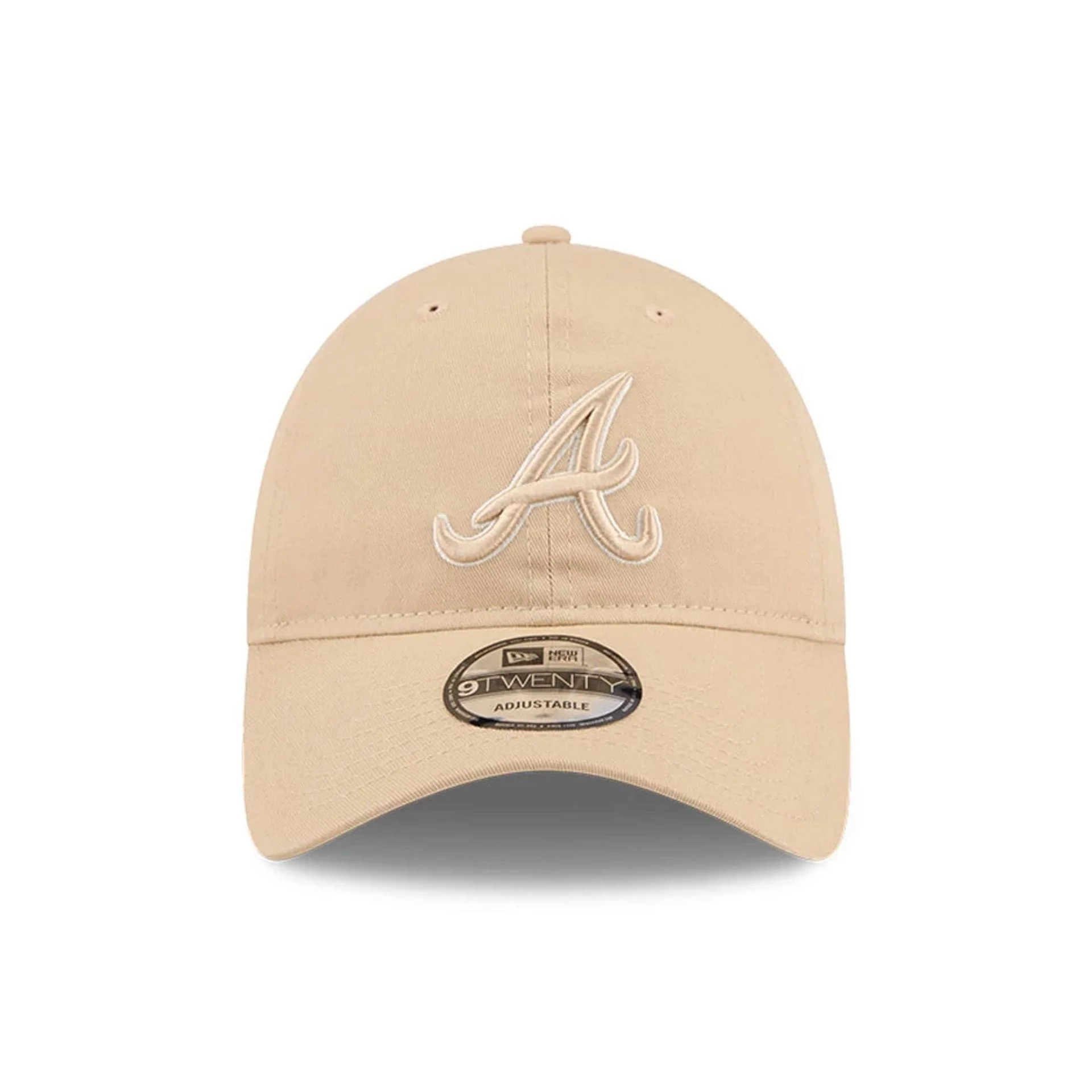 Atlanta Braves MLB Colours Light Beige 9TWENTY Adjustable Cap - Image 2
