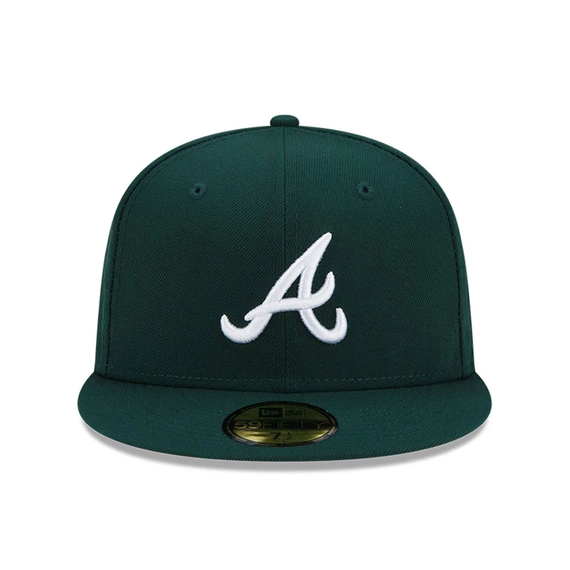 Atlanta Braves MLB Dark Green 59FIFTY Fitted Cap - Image 2