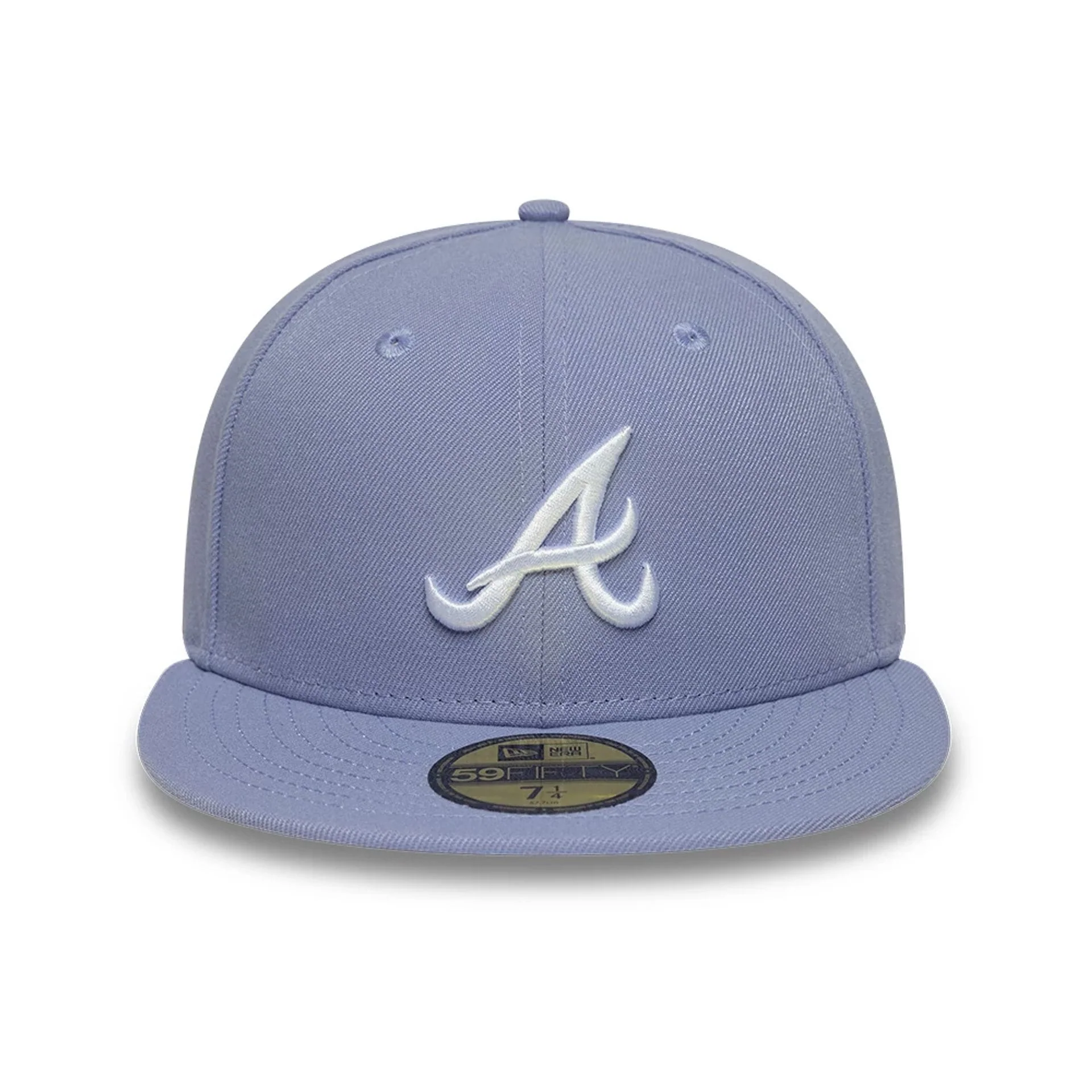 Atlanta Braves MLB Pastel Purple 59FIFTY Fitted Cap - Image 2