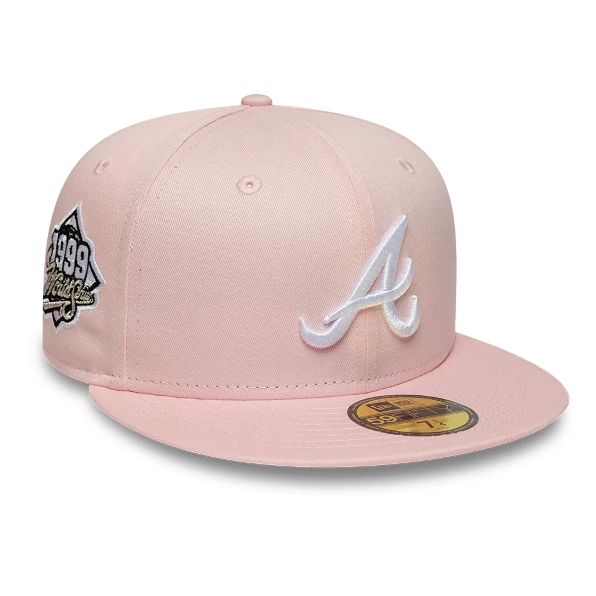 Atlanta Braves MLB Pink 59FIFTY Fitted Cap