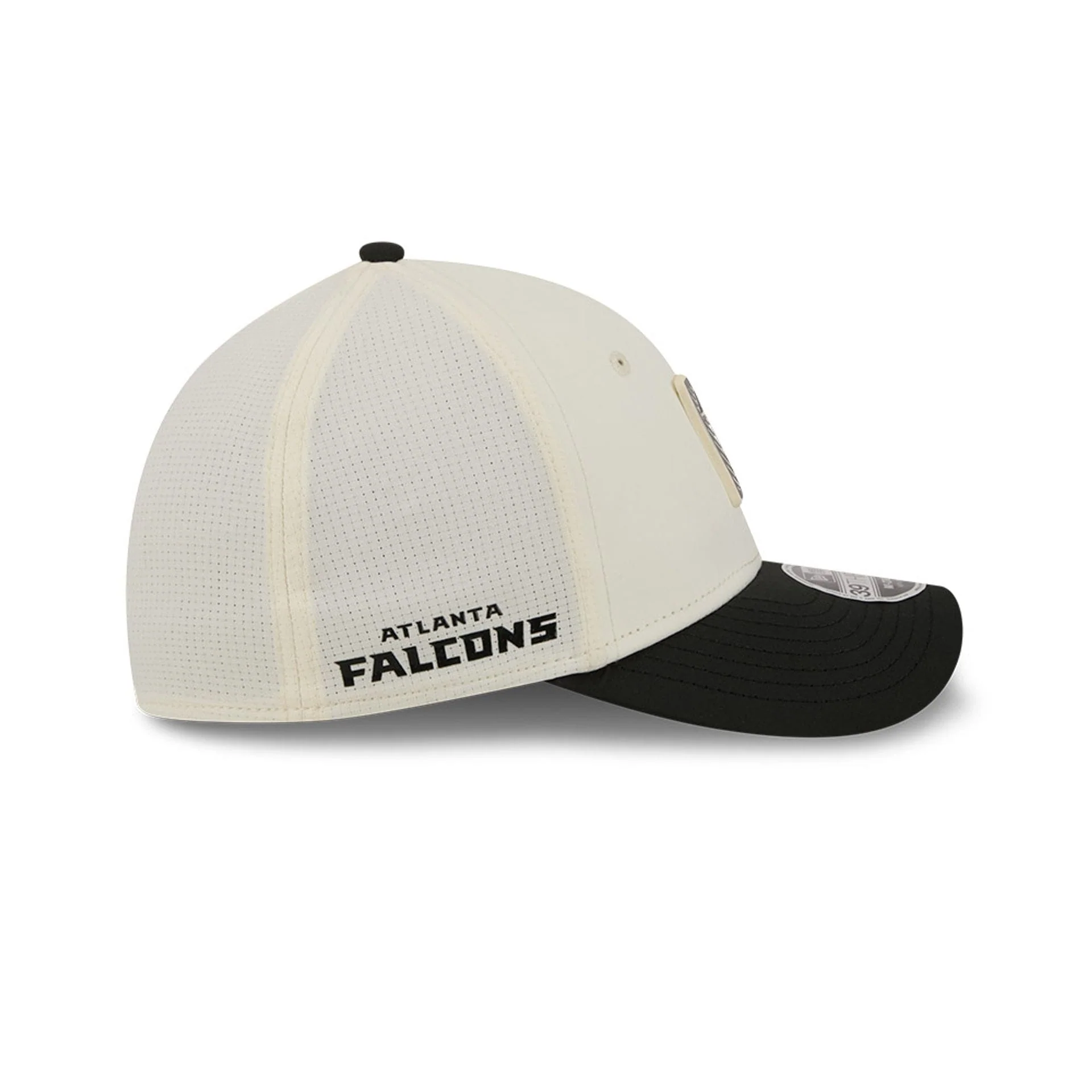 Atlanta Falcons NFL Training 2026 White 39THIRTY M-Crown Stretch Fit Cap - Image 5