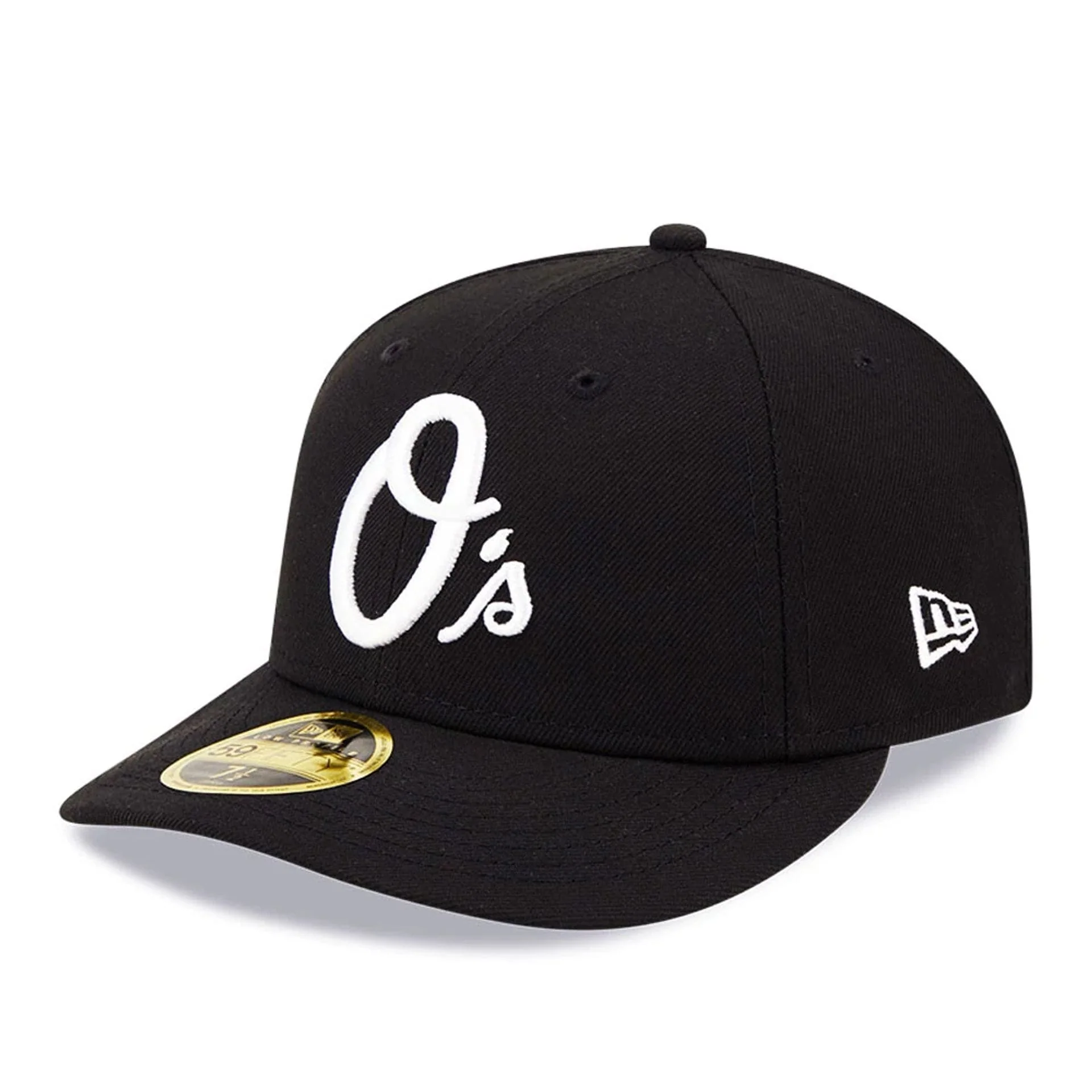 Baltimore Orioles MLB Black Low Profile 59FIFTY Fitted Cap