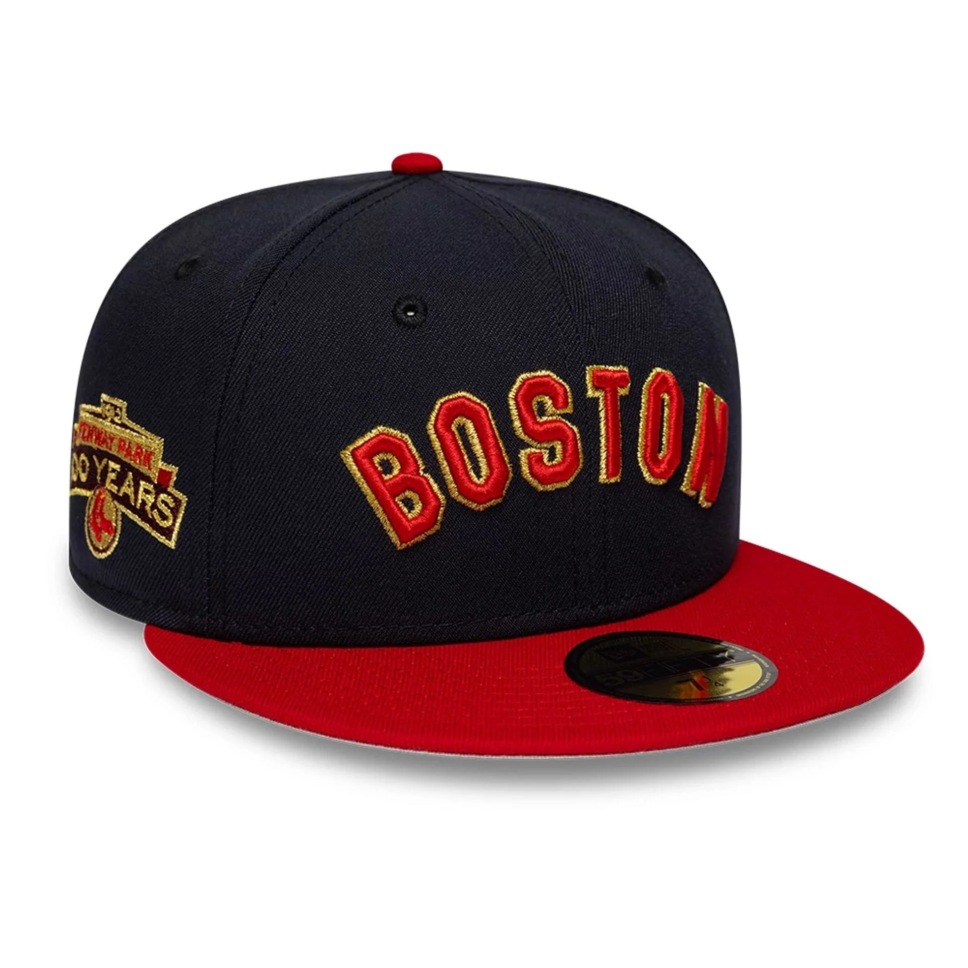 Boston Red Sox MLB Cooperstown Navy 59FIFTY Fitted Cap