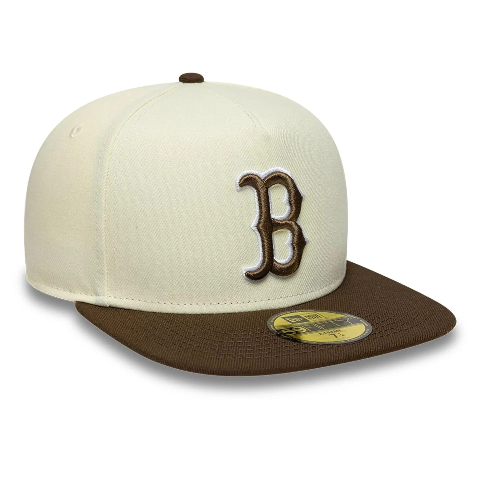 Boston Red Sox MLB Cream 59FIFTY A-Frame Fitted Cap - Image 4