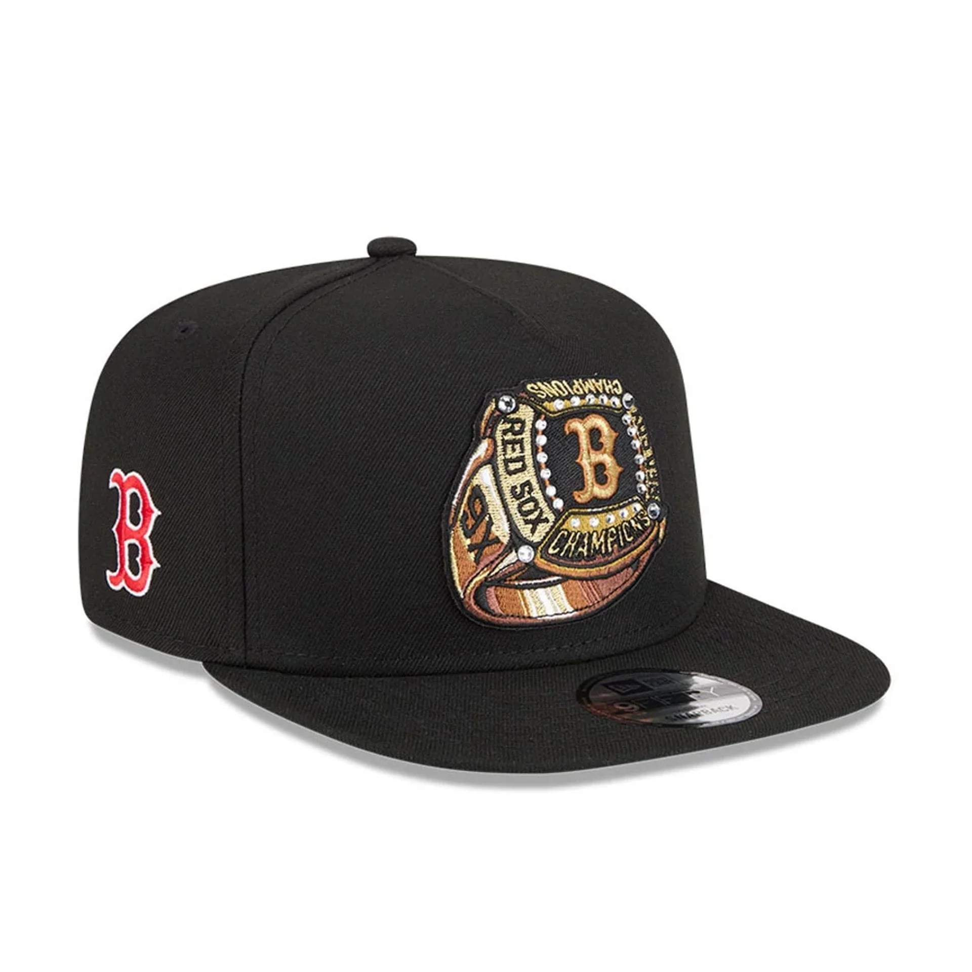 Boston Red Sox MLB Ring Black 9FIFTY A-Frame Snapback Adjustable Cap