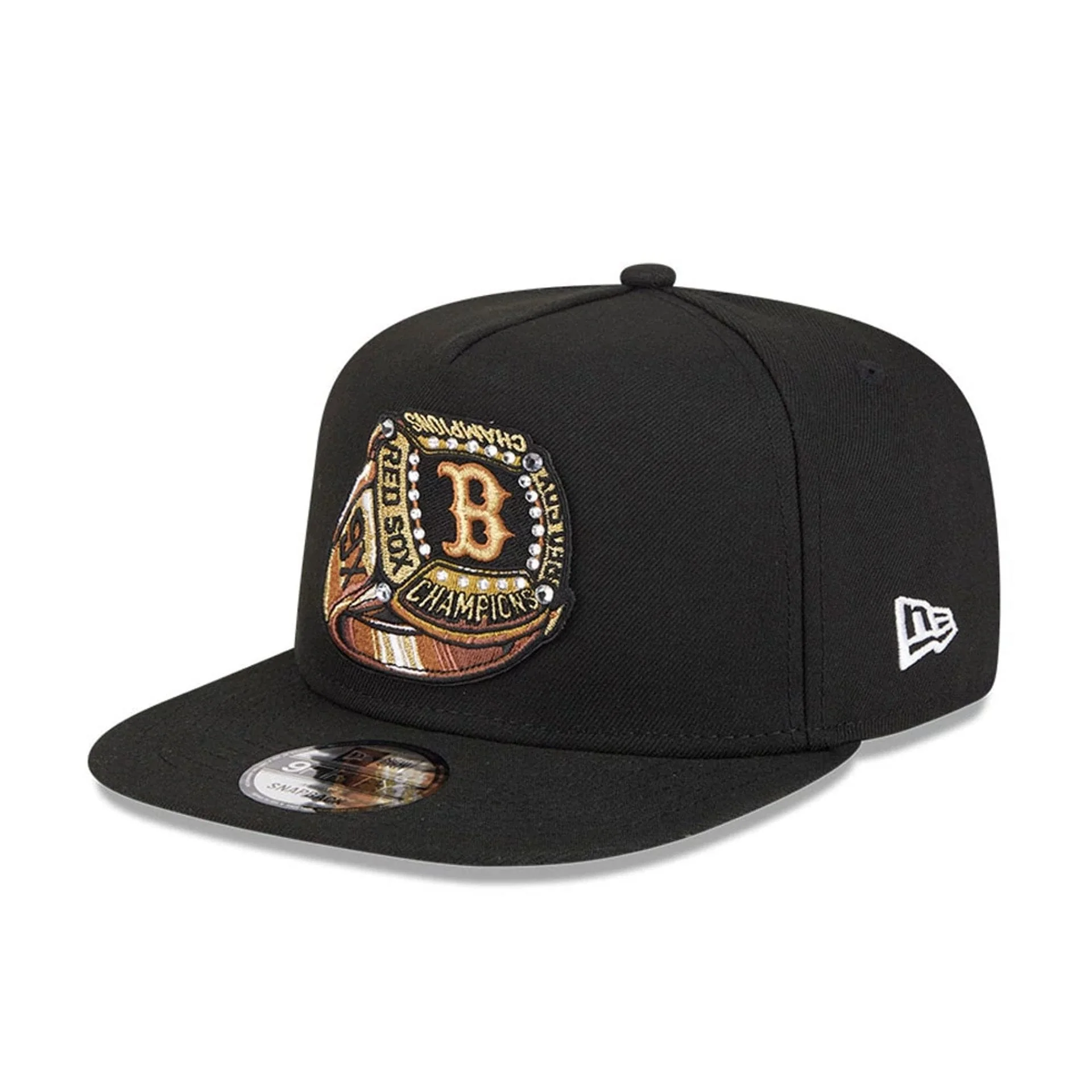 Boston Red Sox MLB Ring Black 9FIFTY A-Frame Snapback Adjustable Cap - Image 4