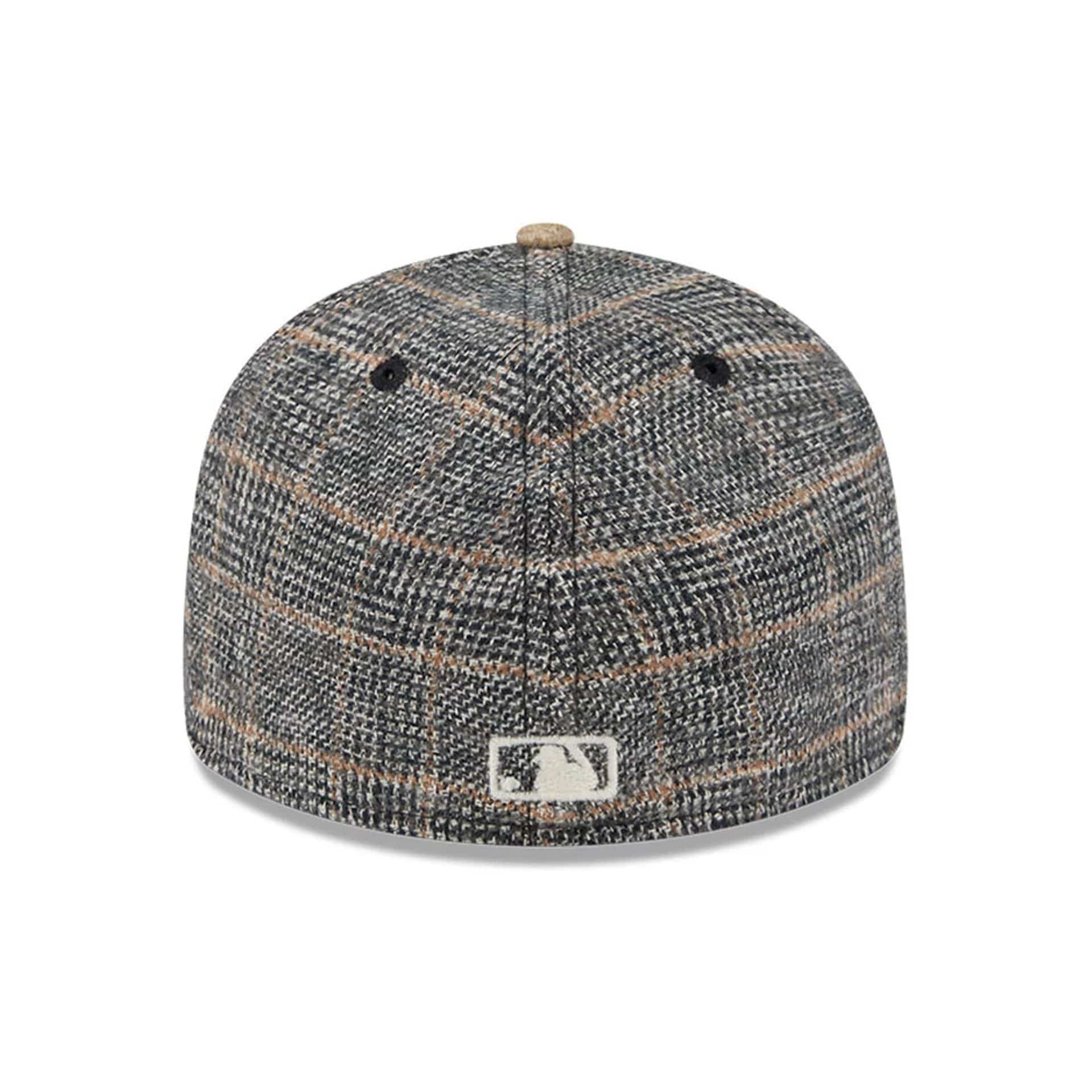 Boston Red Sox MLB Vintage Tweed Open Blue Retro Crown 59FIFTY Fitted Cap - Image 7