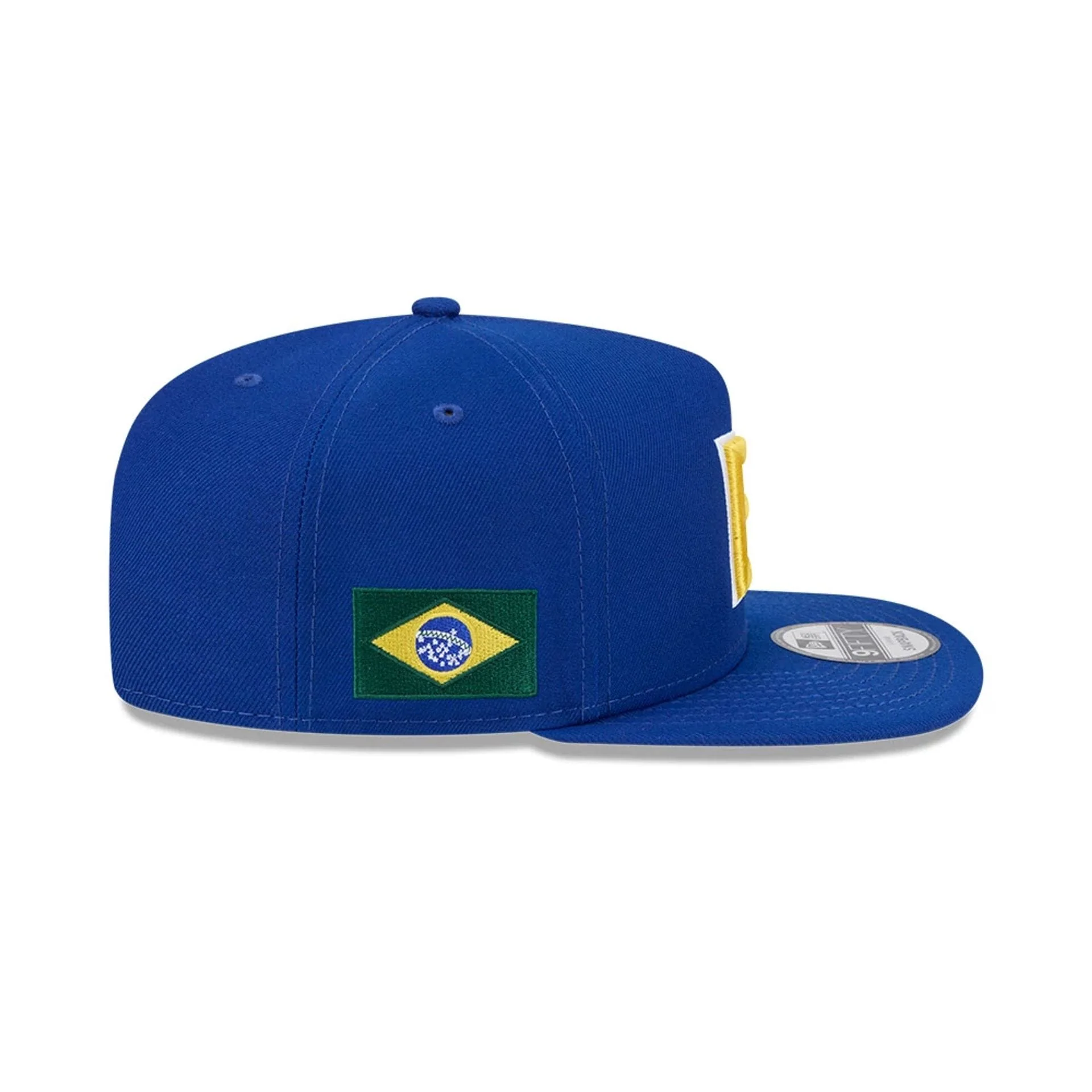 Brazil MLB World Baseball Classic 2026 Blue 9FIFTY A-Frame Snapback Adjustable Cap - Image 5