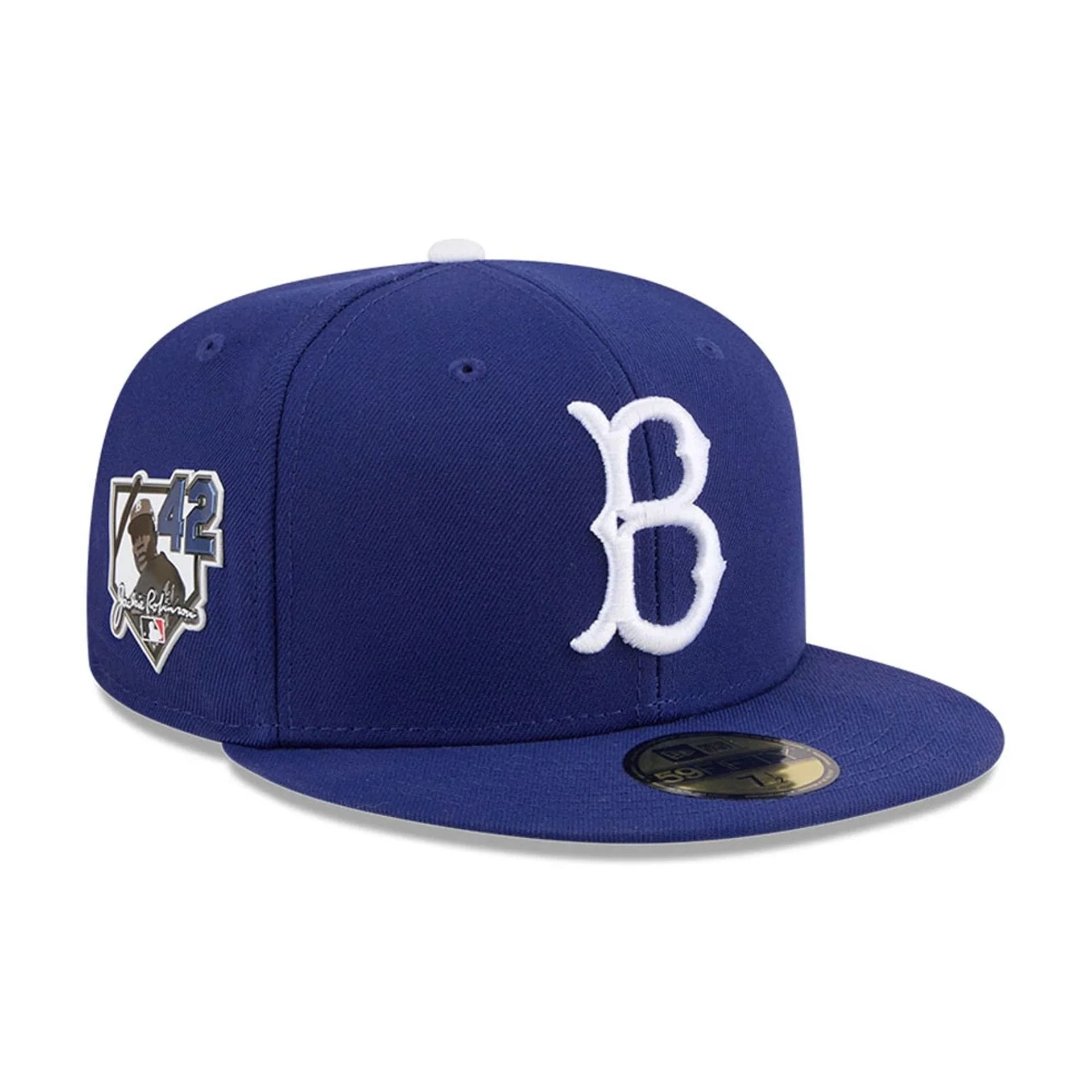 Brooklyn Dodgers MLB Jackie Robinson Navy 59FIFTY Fitted Cap
