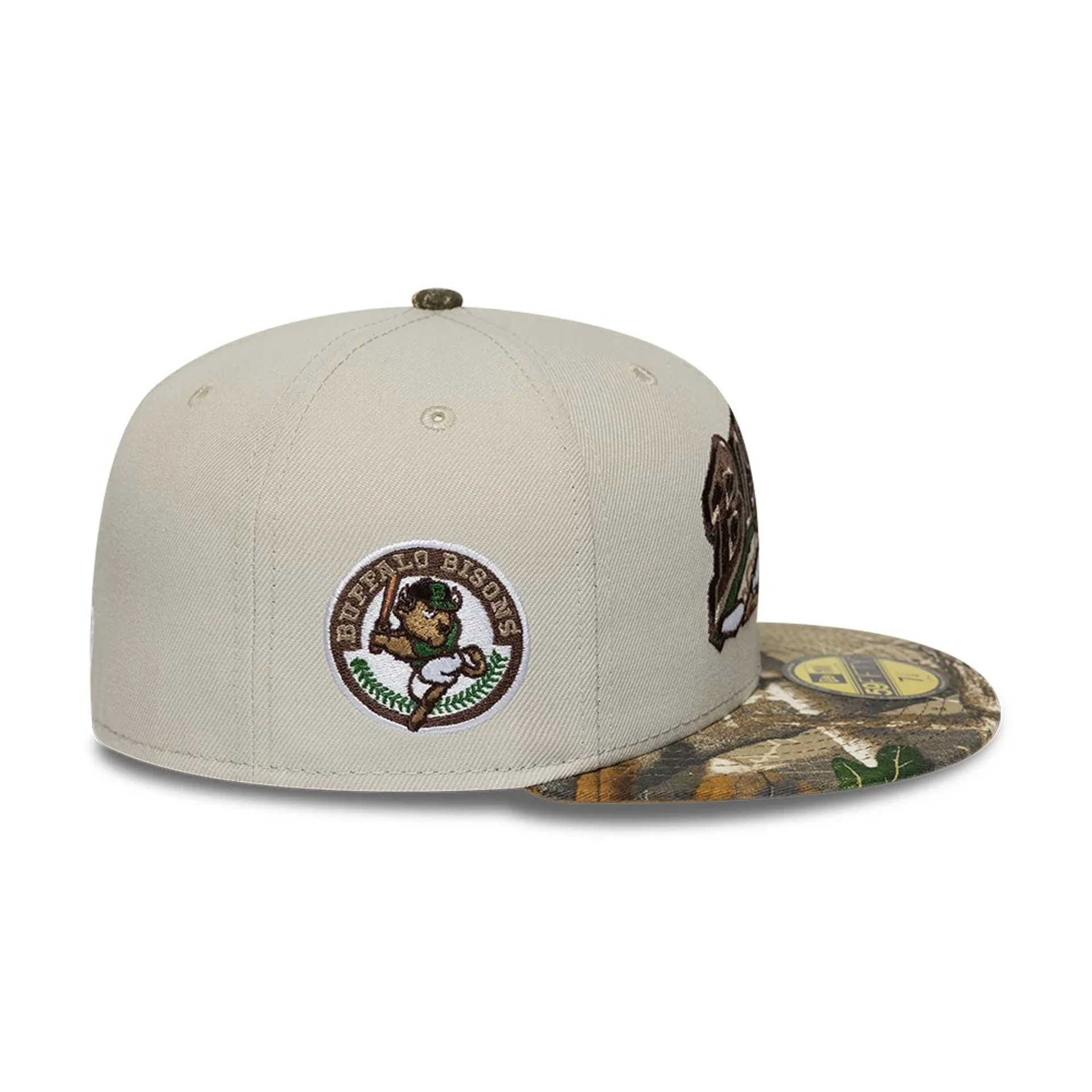 Buffalo Bisons MiLB Hometown Beige 59FIFTY Fitted Cap - Image 6