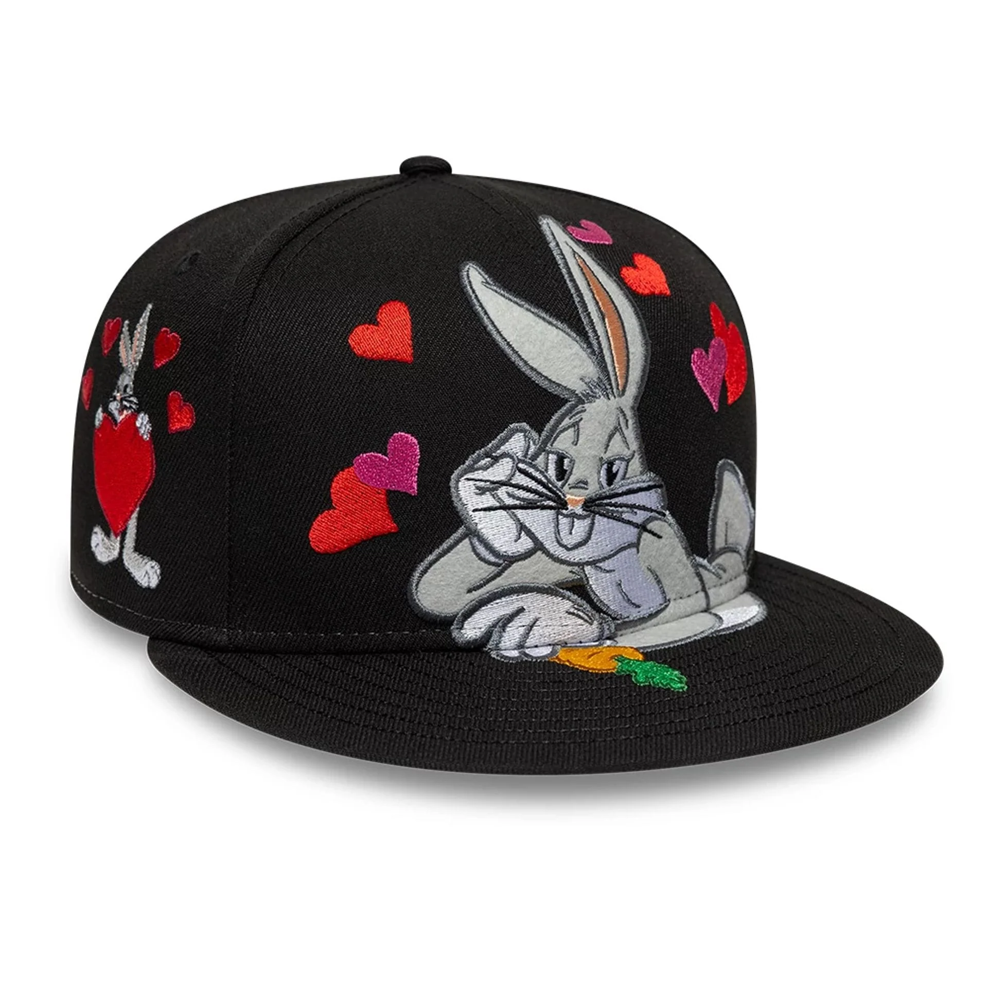 Bugs Bunny Heart Black 59FIFTY Fitted Cap