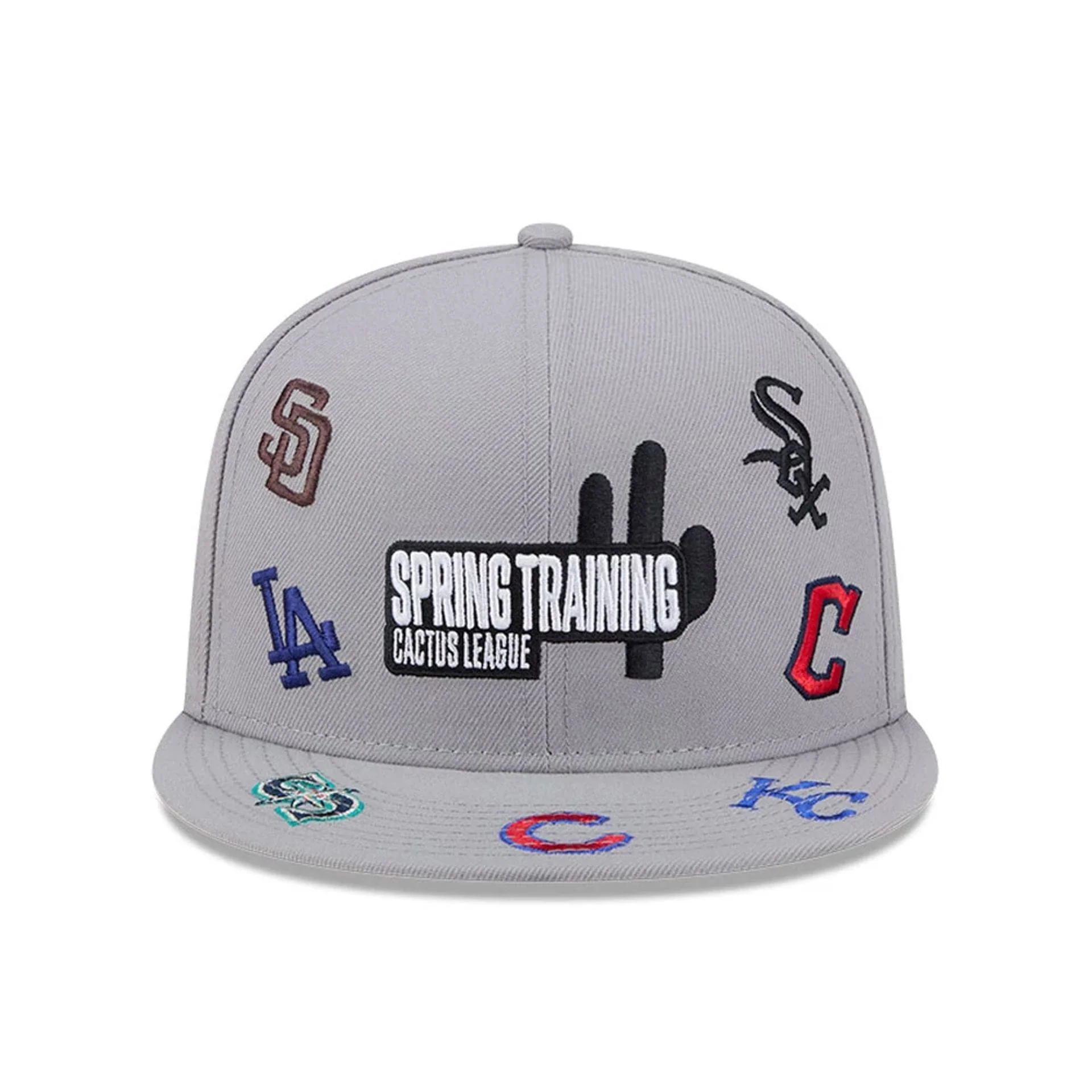 Cactus League Logo MLB Scattered Grey 9FIFTY Snapback Adjustable Cap - Image 2