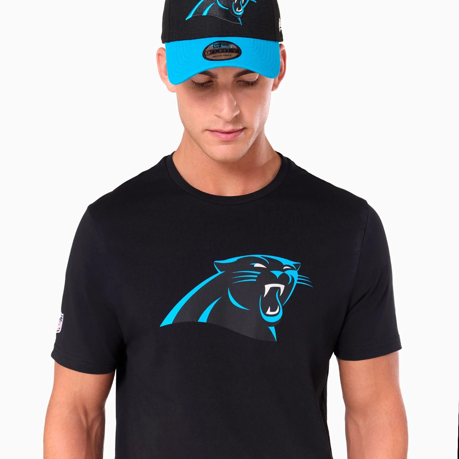 Carolina Panthers NFL Black T-Shirt - Image 5