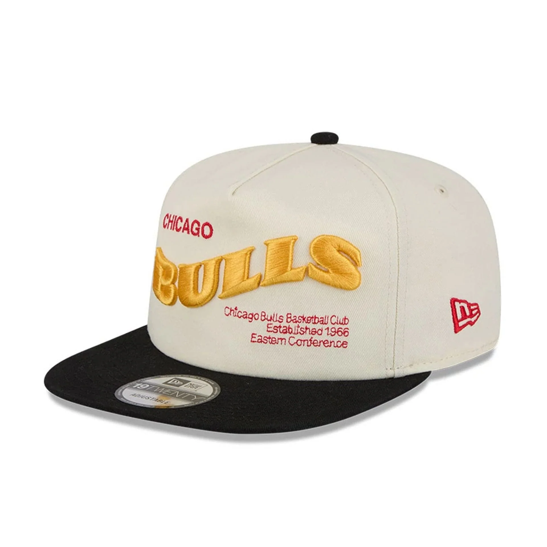 Chicago Bulls NBA Conference Script White 19TWENTY Adjustable Cap - Image 4