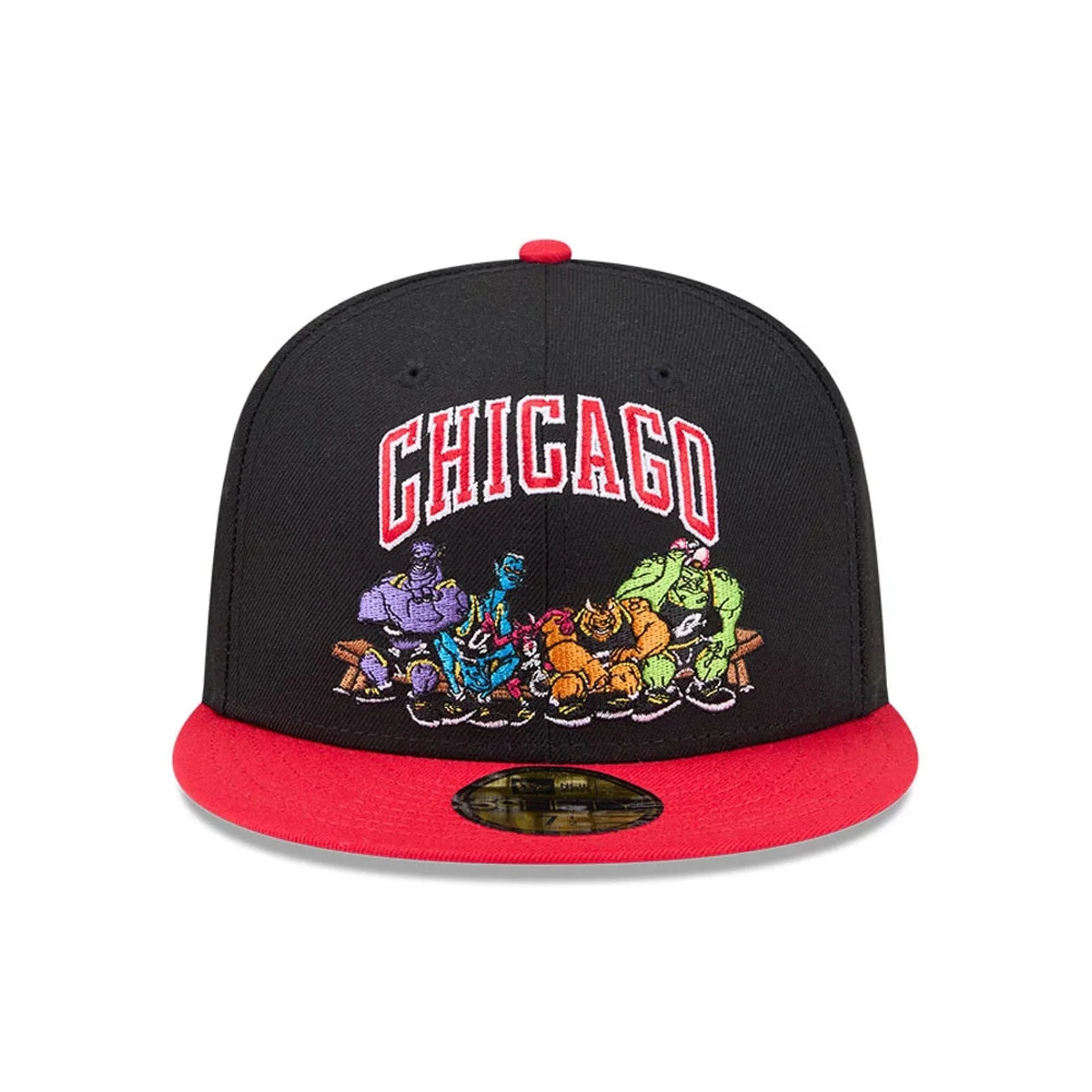 Chicago Bulls Space Jam Monstars Black 59FIFTY Fitted Cap - Image 3