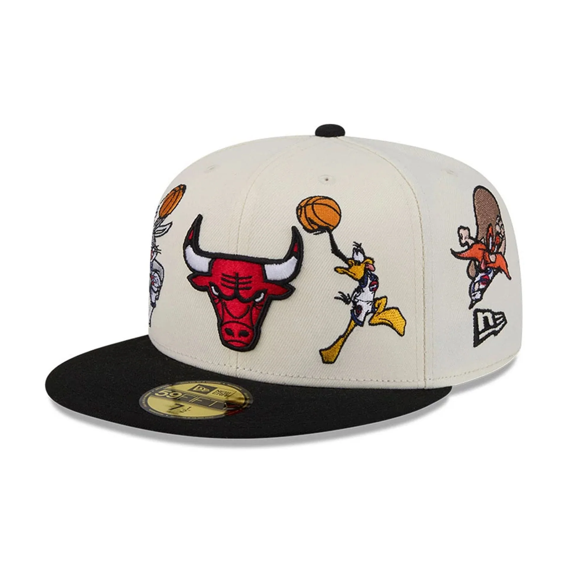 Chicago Bulls Space Jam Tune Squad White 59FIFTY Fitted Cap