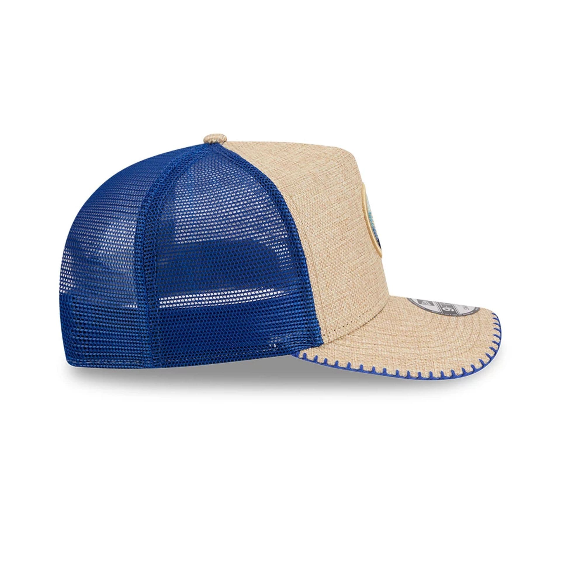 Chicago Cubs MLB Beaded Beige 9FIFTY A-Frame Trucker Adjustable Cap - Image 5