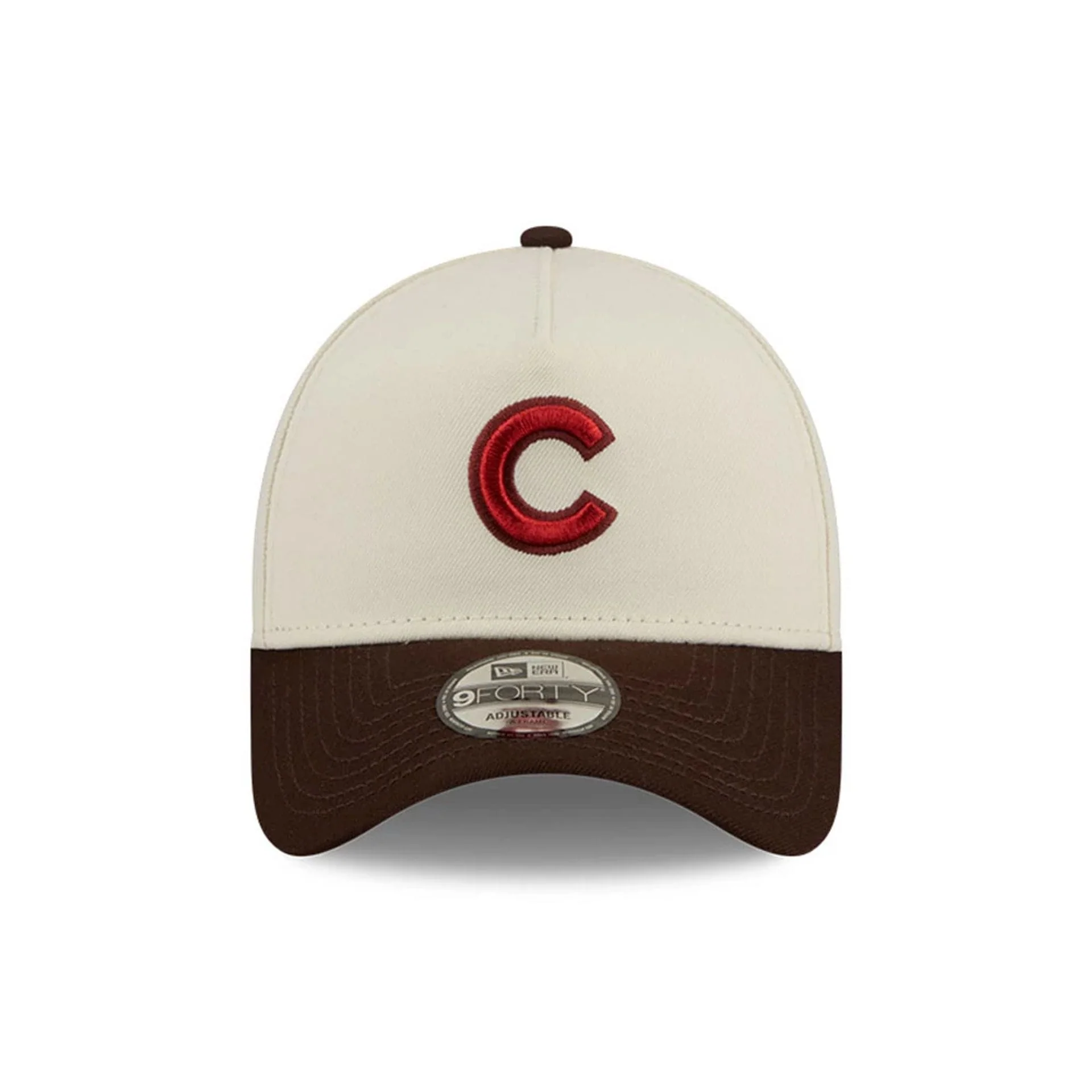 Chicago Cubs MLB City Script Cream 9FORTY A-Frame Adjustable Cap - Image 3