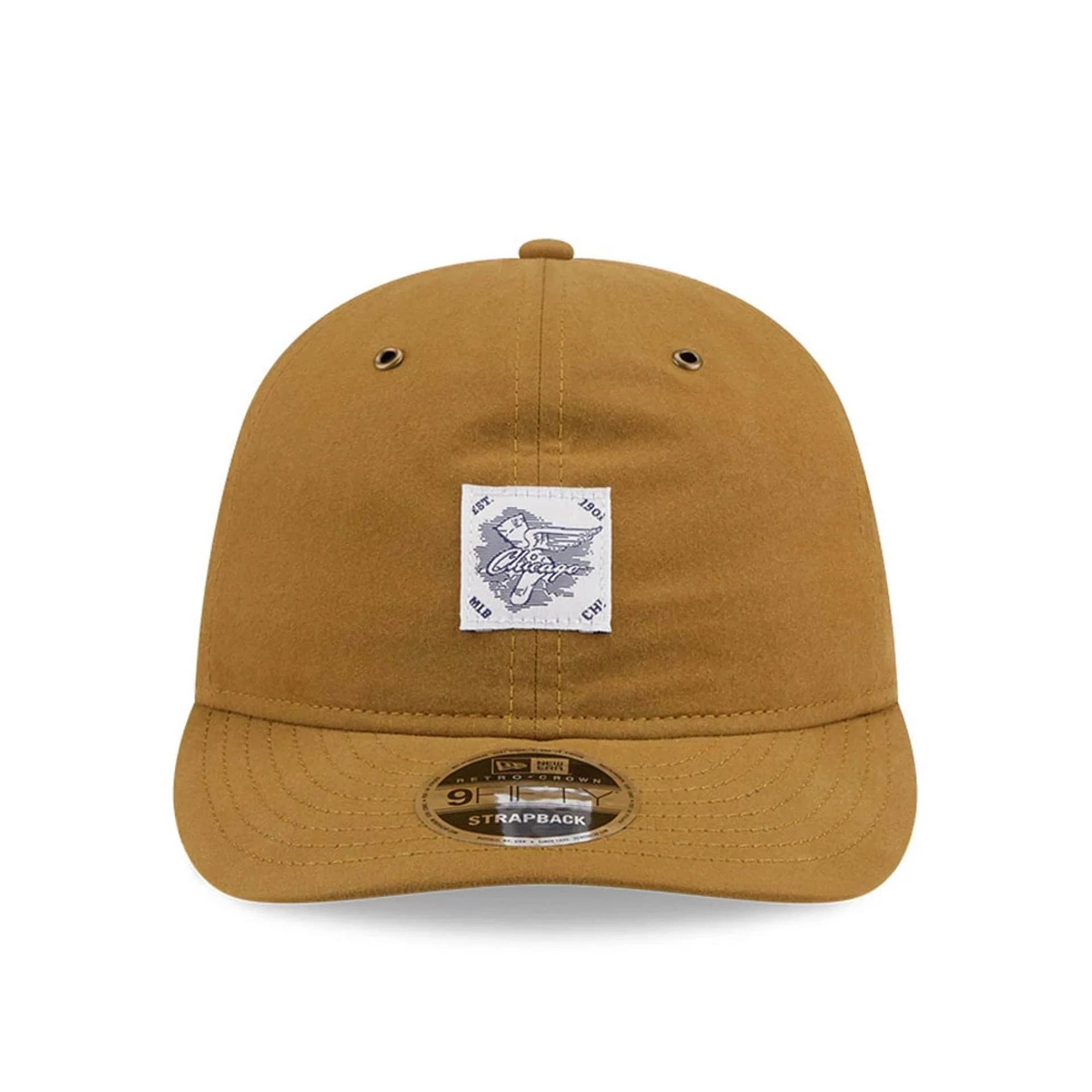 Chicago White Sox MLB Brushed Dark Beige Retro Crown 9FIFTY Adjustable Cap - Image 3