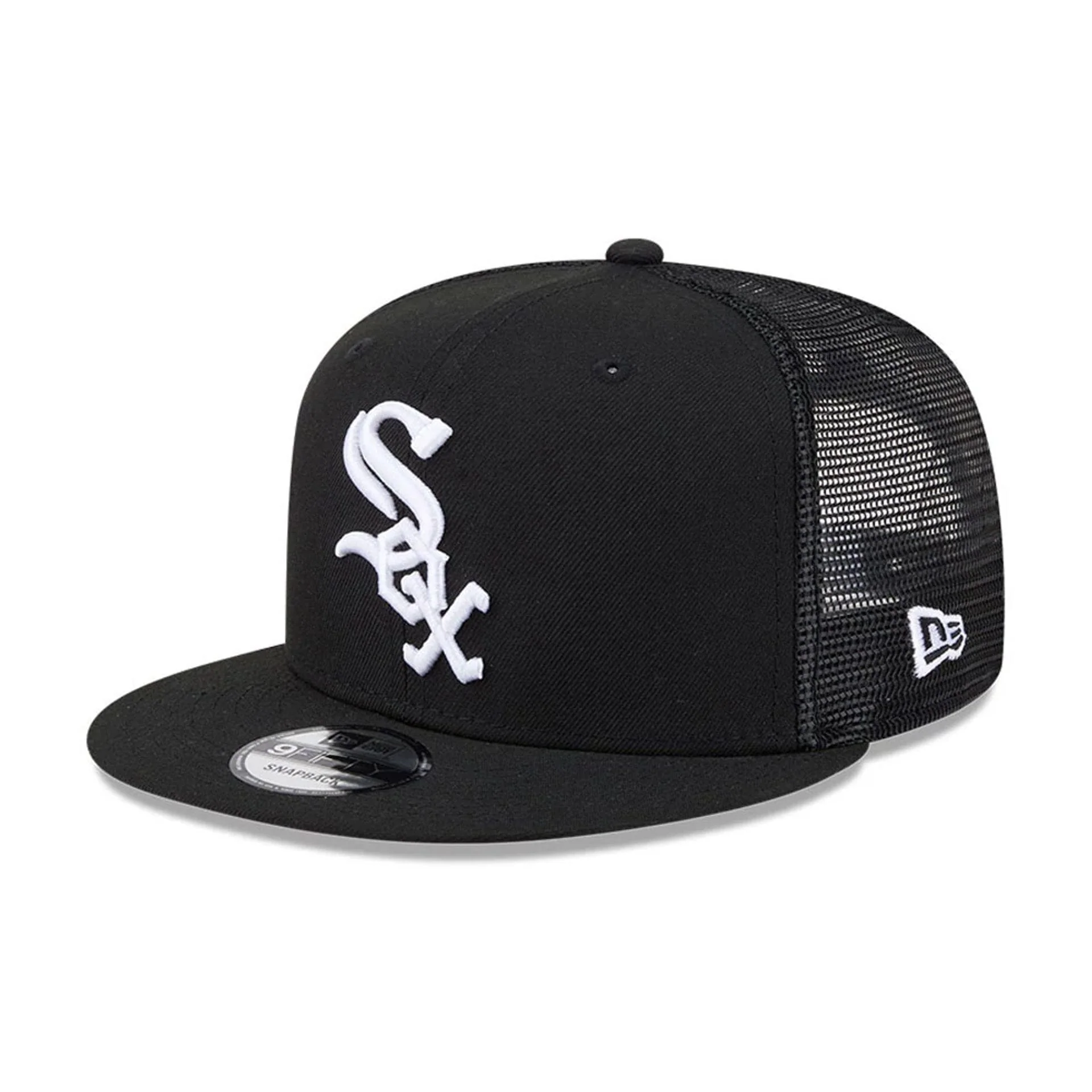 Chicago White Sox MLB Evergreen Black 9FIFTY Trucker Adjustable Cap
