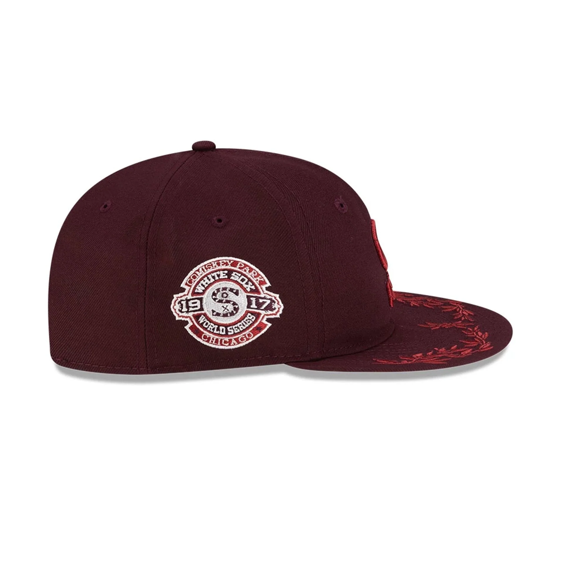 Chicago White Sox MLB Flourishes Purple Retro Crown 9FIFTY Cap - Image 4