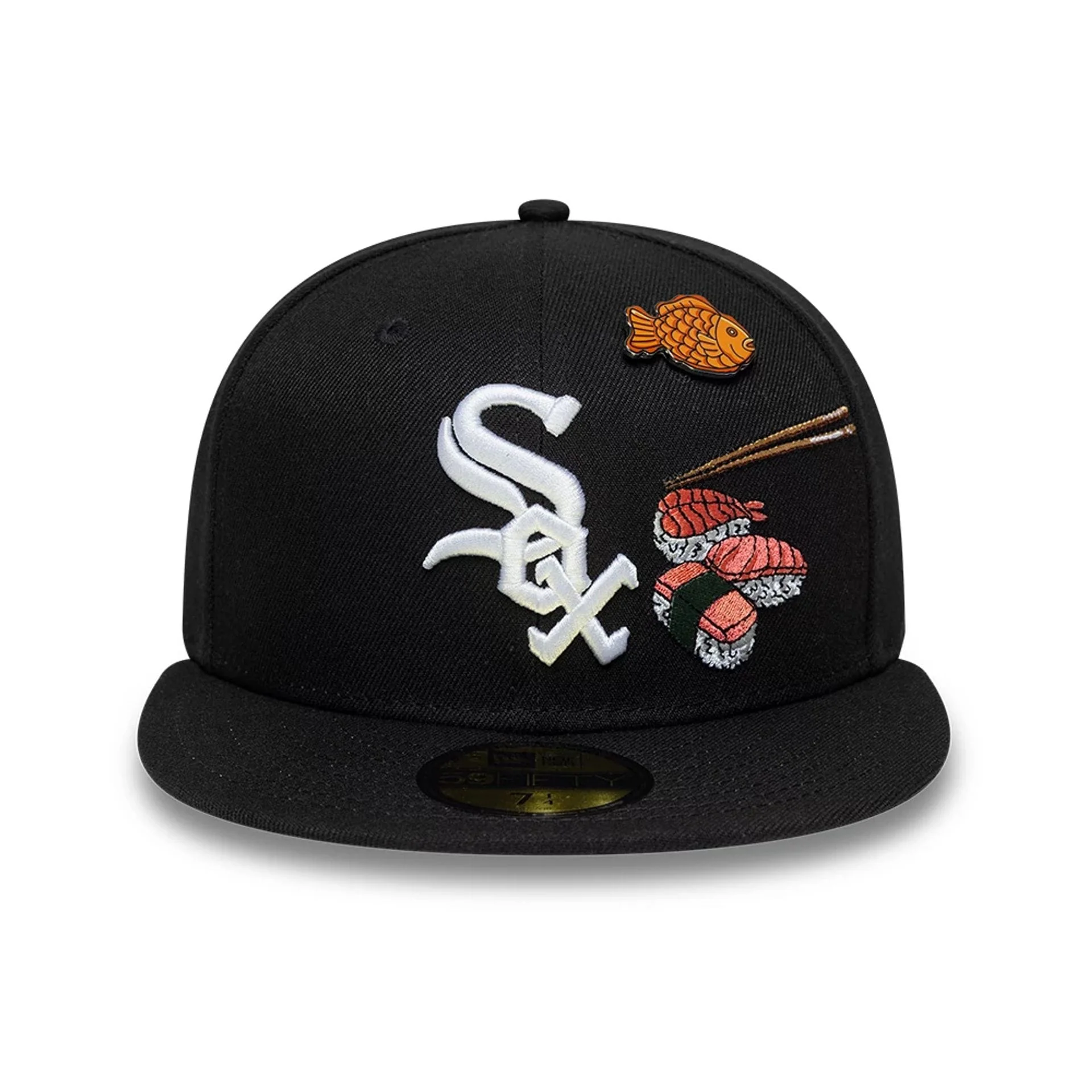 Chicago White Sox MLB Food Black 59FIFTY Fitted Cap - Image 2