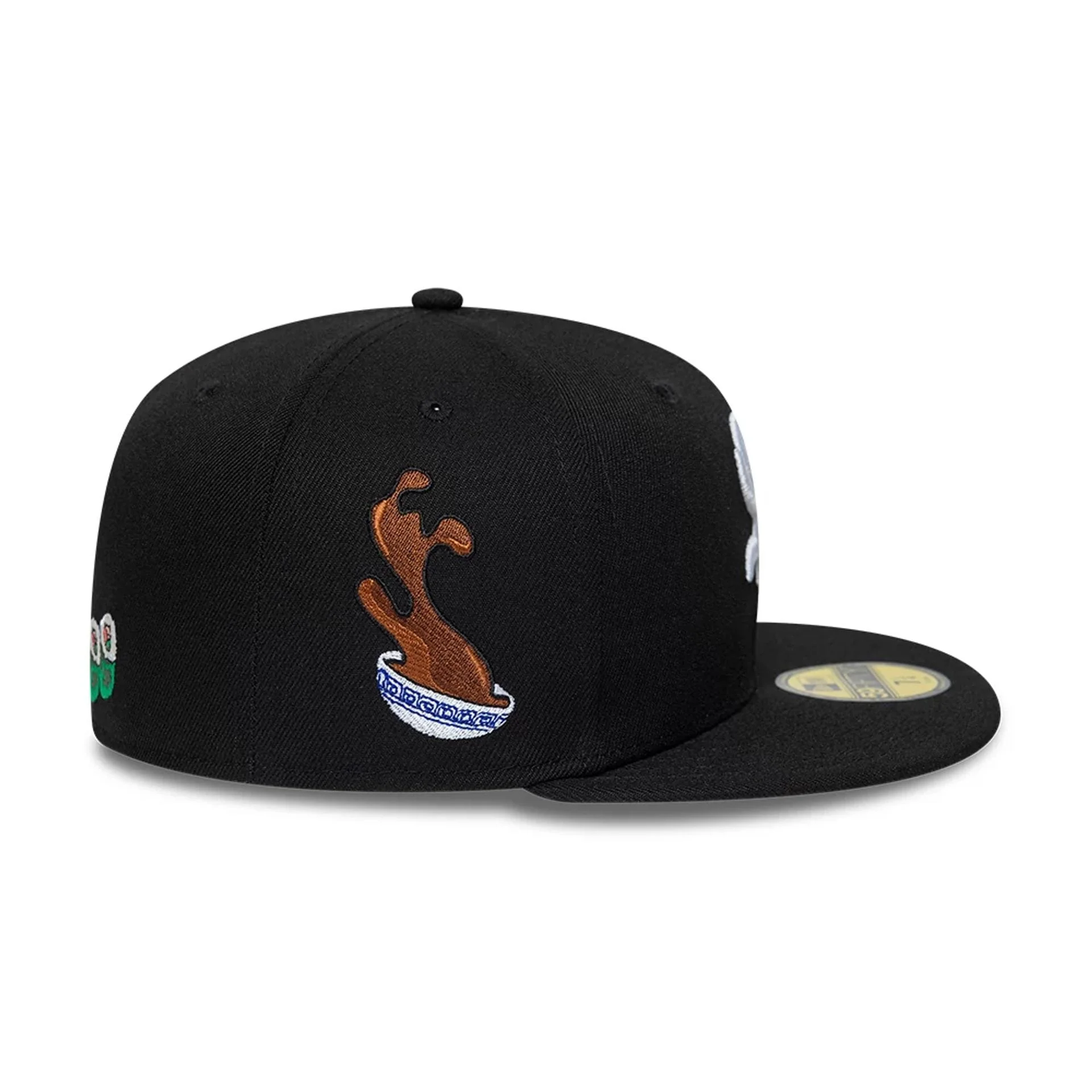 Chicago White Sox MLB Food Black 59FIFTY Fitted Cap - Image 5