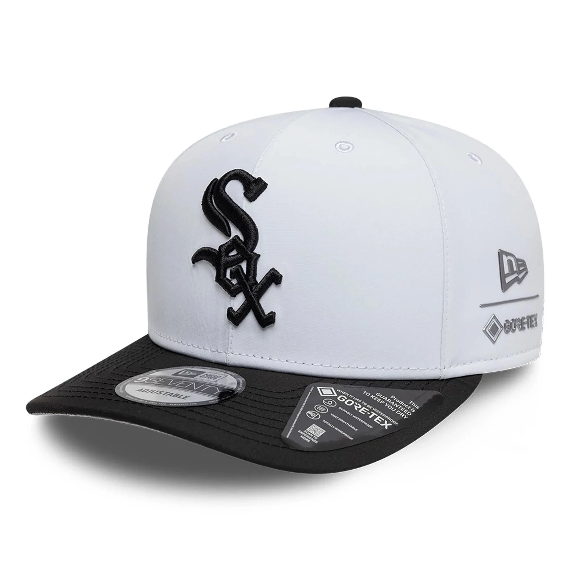 Chicago White Sox MLB Gore-Tex Black 9SEVENTY Stretch Snap Adjustable Cap