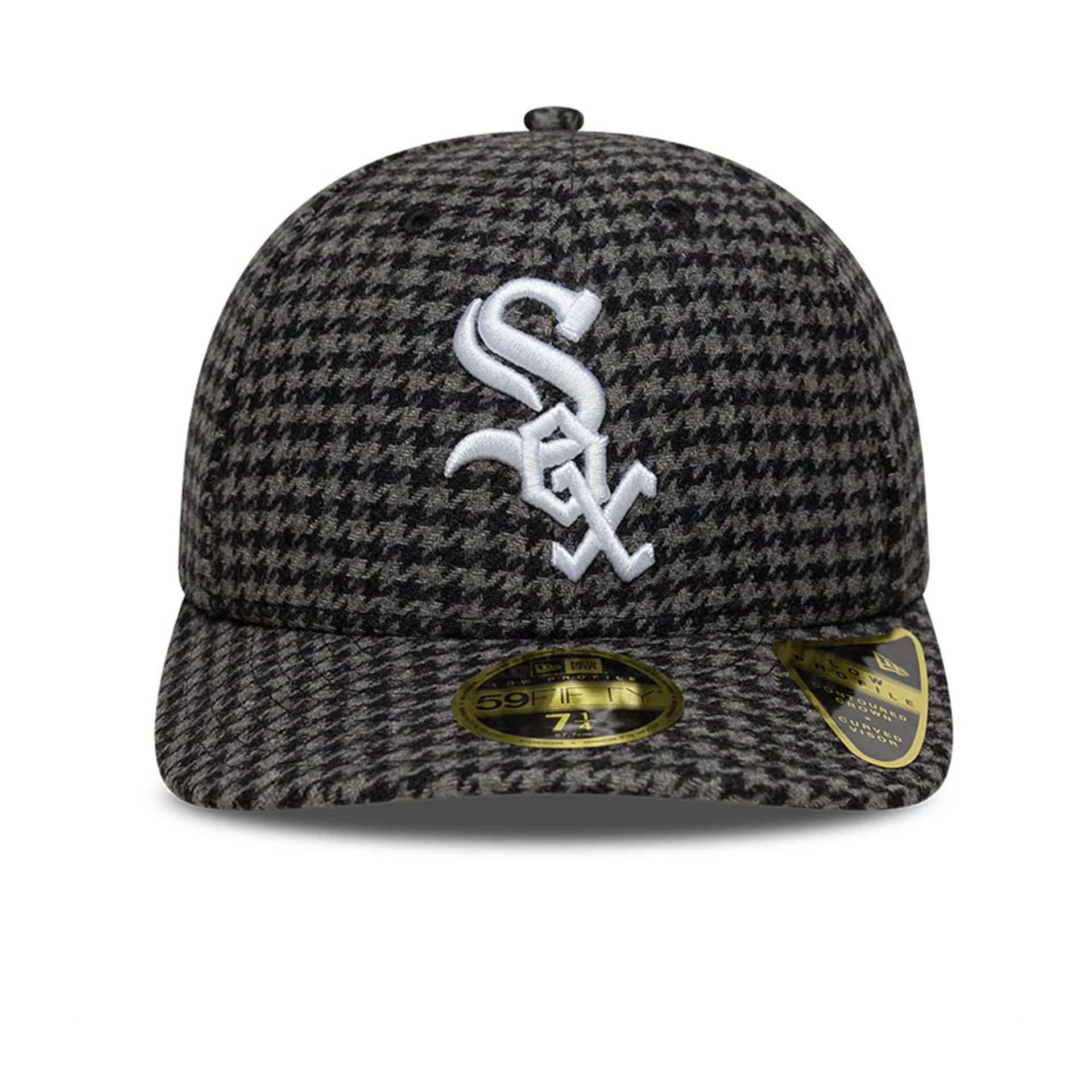 Chicago White Sox MLB Houndstooth Black Low Profile 59FIFTY Fitted Cap - Image 2