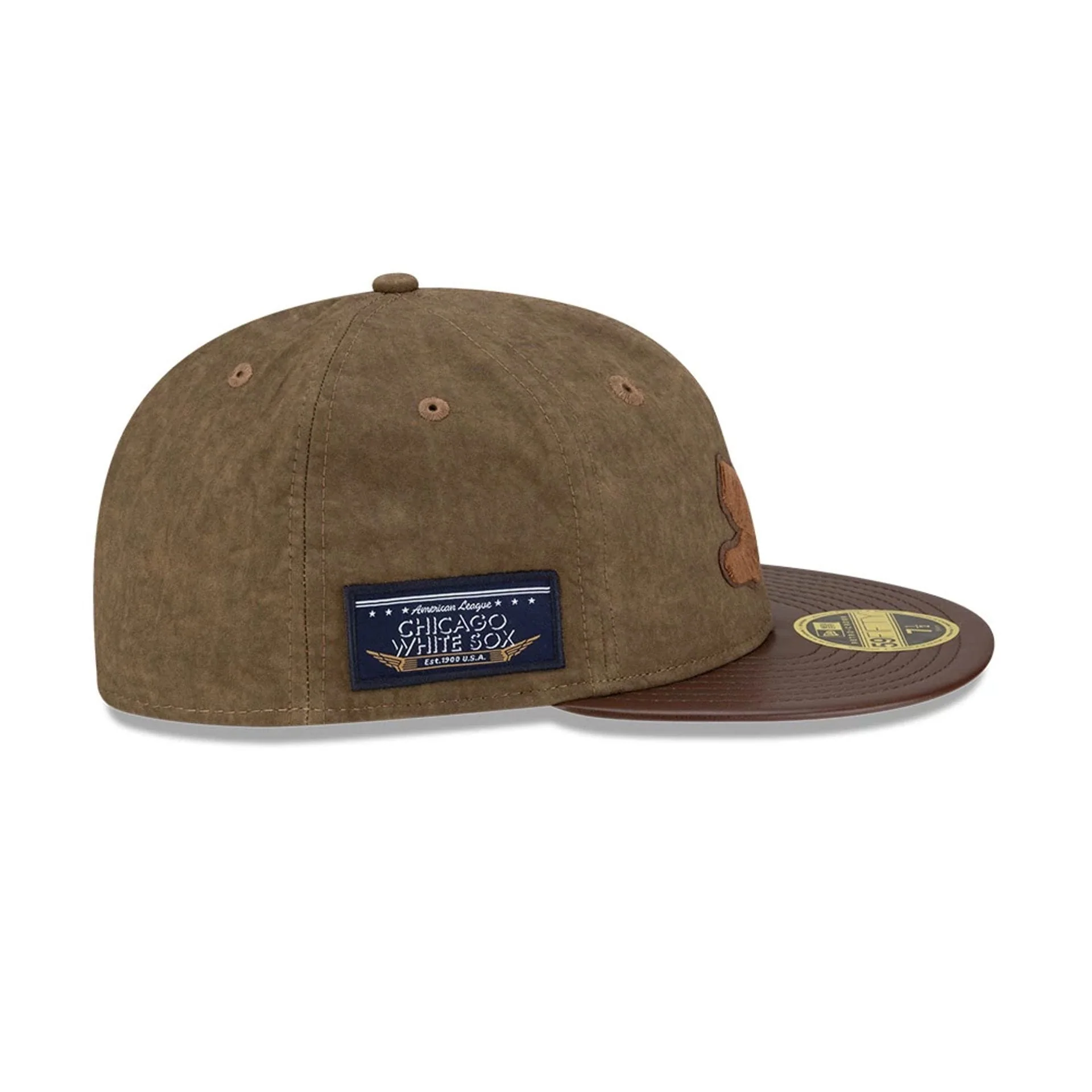 Chicago White Sox MLB Open Brown Retro Crown 59FIFTY Fitted Cap - Image 5