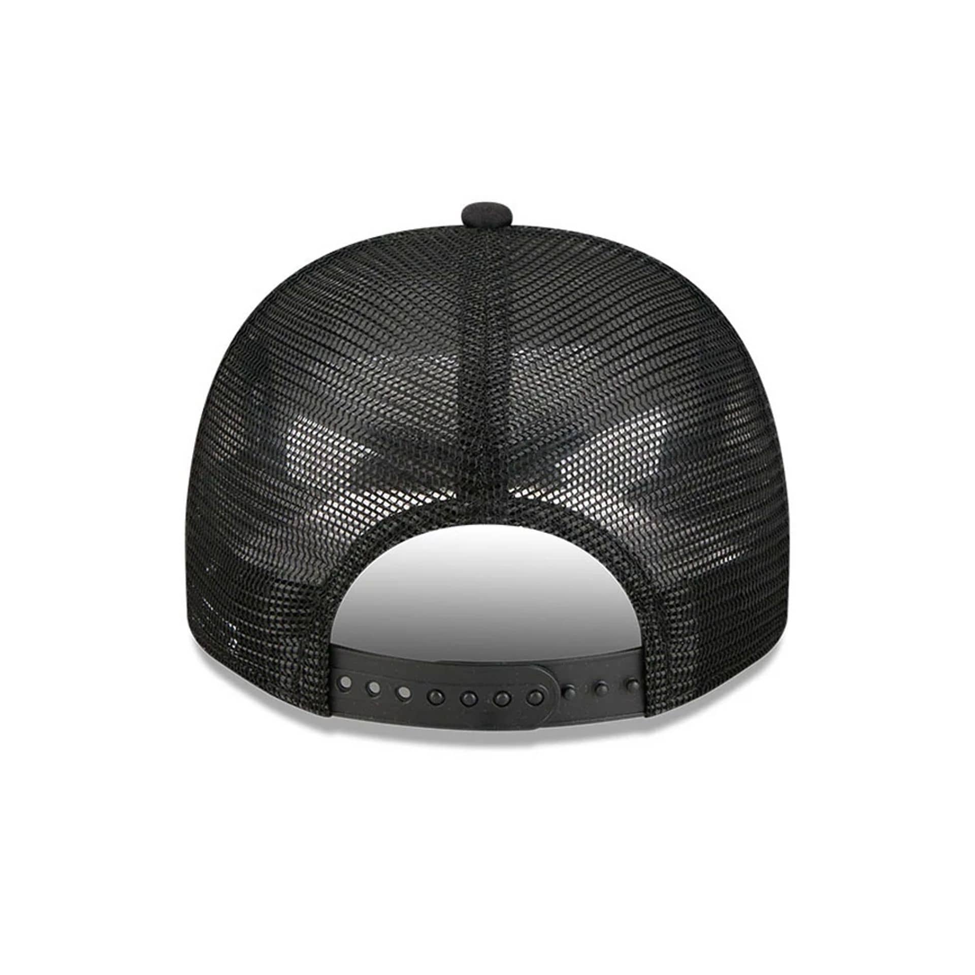 Chicago White Sox MLB Washed Black 9FIFTY A-Frame Trucker Adjustable Cap - Image 7