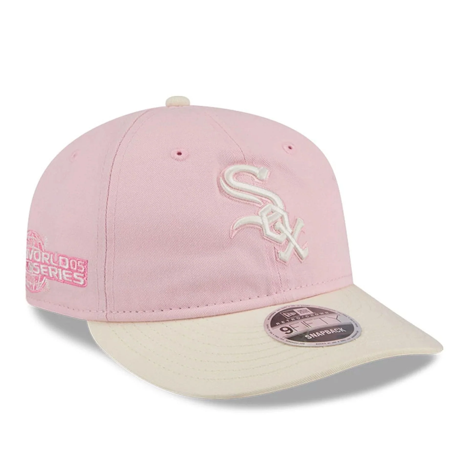 Chicago White Sox MLB Washed Tie Dye Pastel Pink 9FIFTY Snapback Adjustable Cap