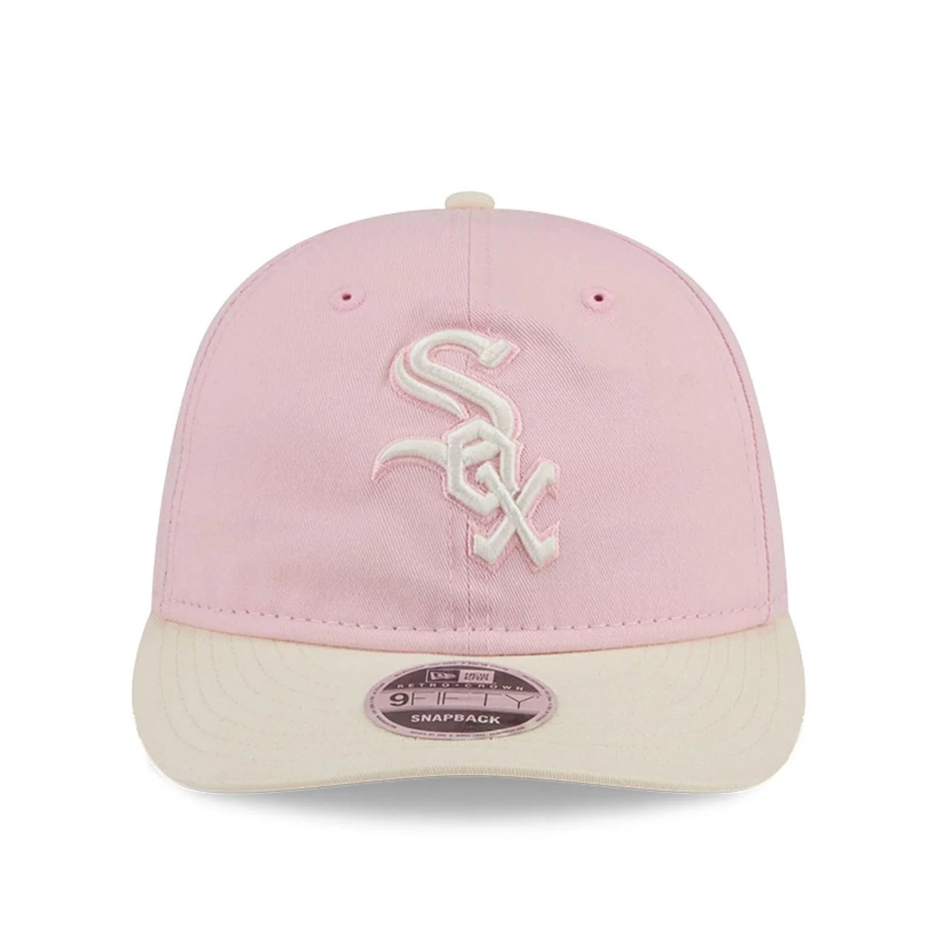 Chicago White Sox MLB Washed Tie Dye Pastel Pink 9FIFTY Snapback Adjustable Cap - Image 2